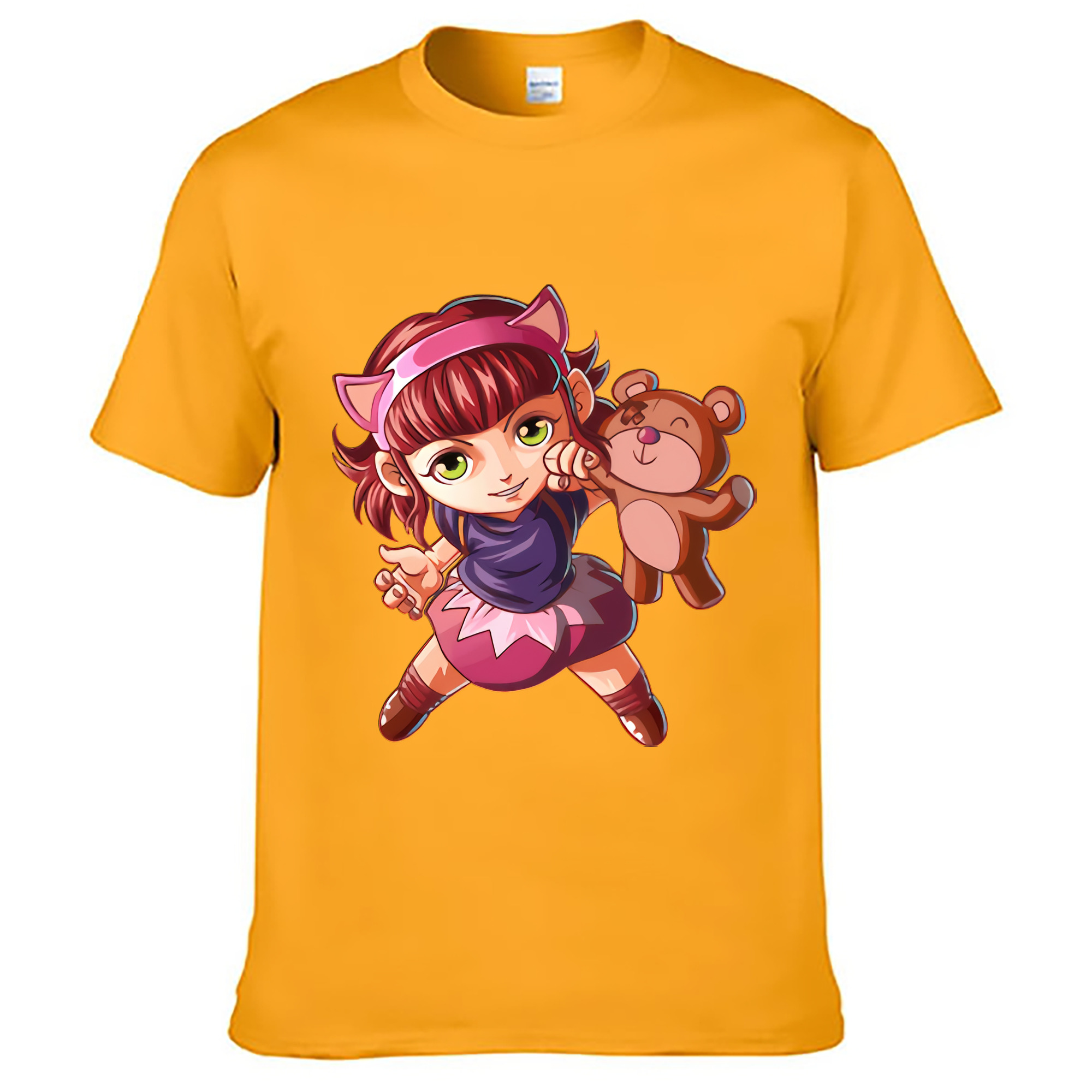 （画像用） リーグ・オブ・レジェンド League of Legends LOL レディースカジュアルプリントTシャツ（綿100％）