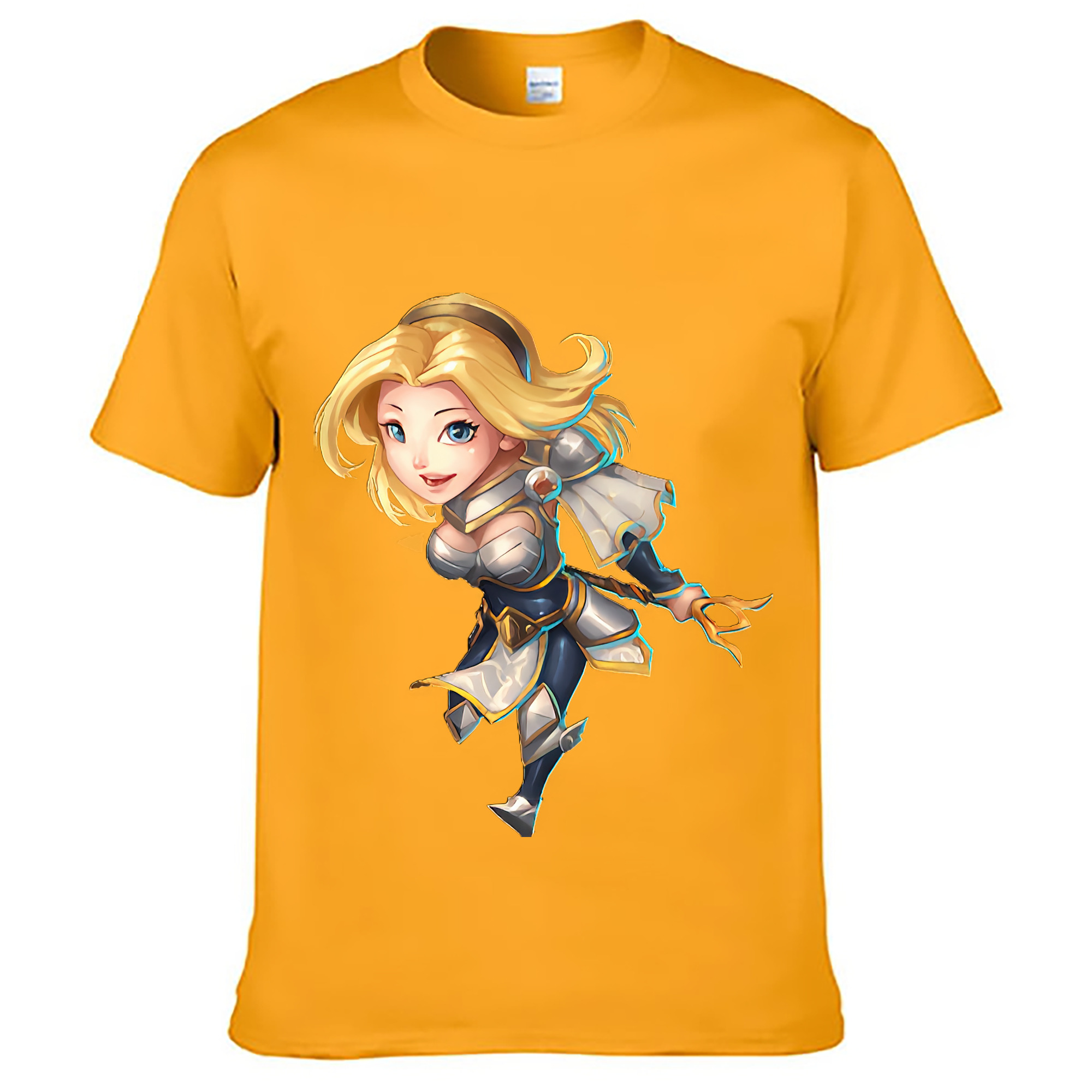 （画像用） リーグ・オブ・レジェンド League of Legends LOL レディースカジュアルプリントTシャツ（綿100％）