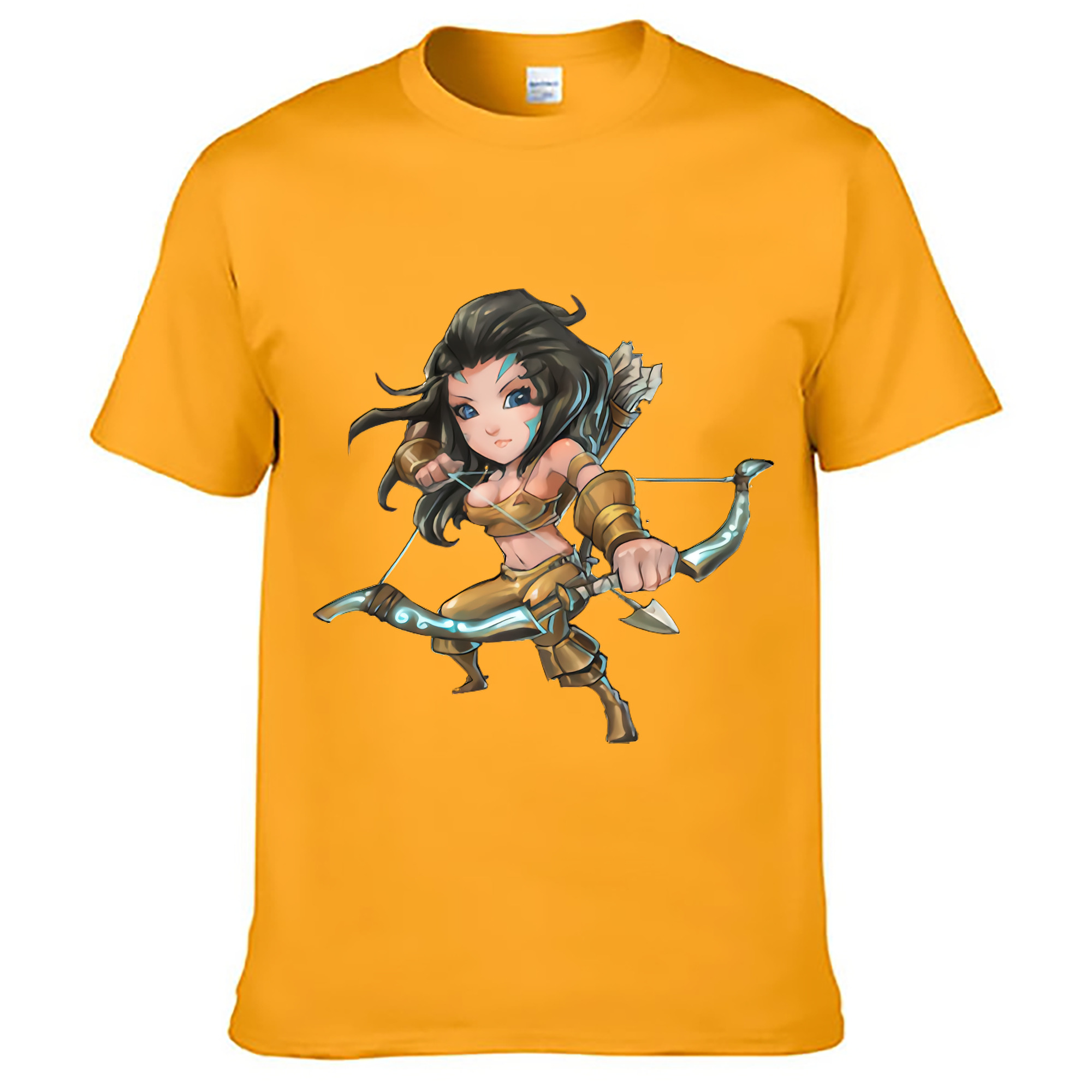 （画像用） リーグ・オブ・レジェンド League of Legends LOL レディースカジュアルプリントTシャツ（綿100％）