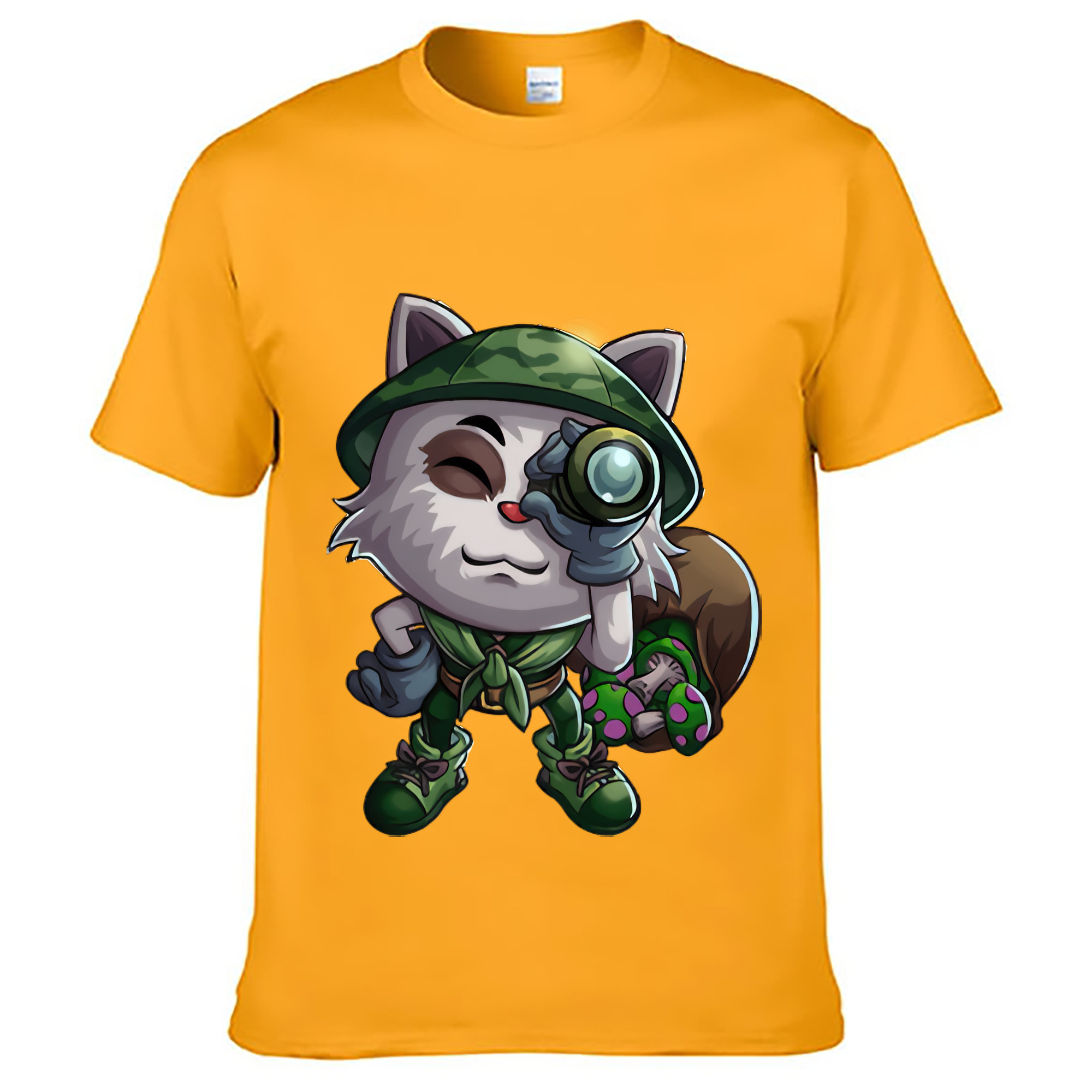 （画像用） リーグ・オブ・レジェンド League of Legends LOL レディースカジュアルプリントTシャツ（綿100％）