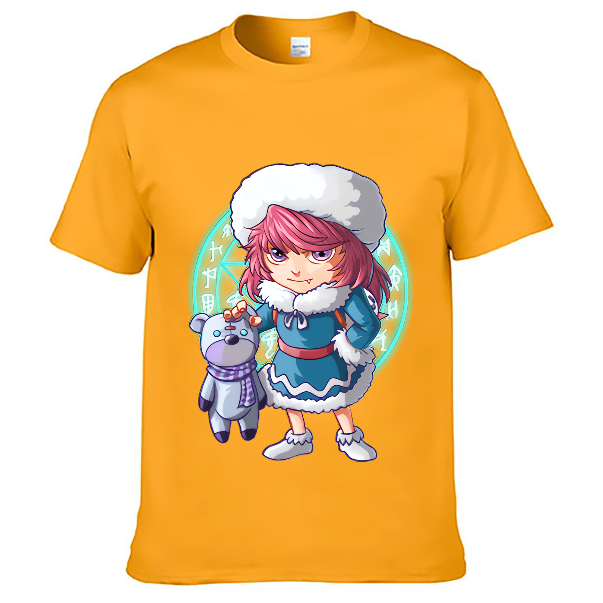 （画像用） リーグ・オブ・レジェンド League of Legends LOL レディースカジュアルプリントTシャツ（綿100％）