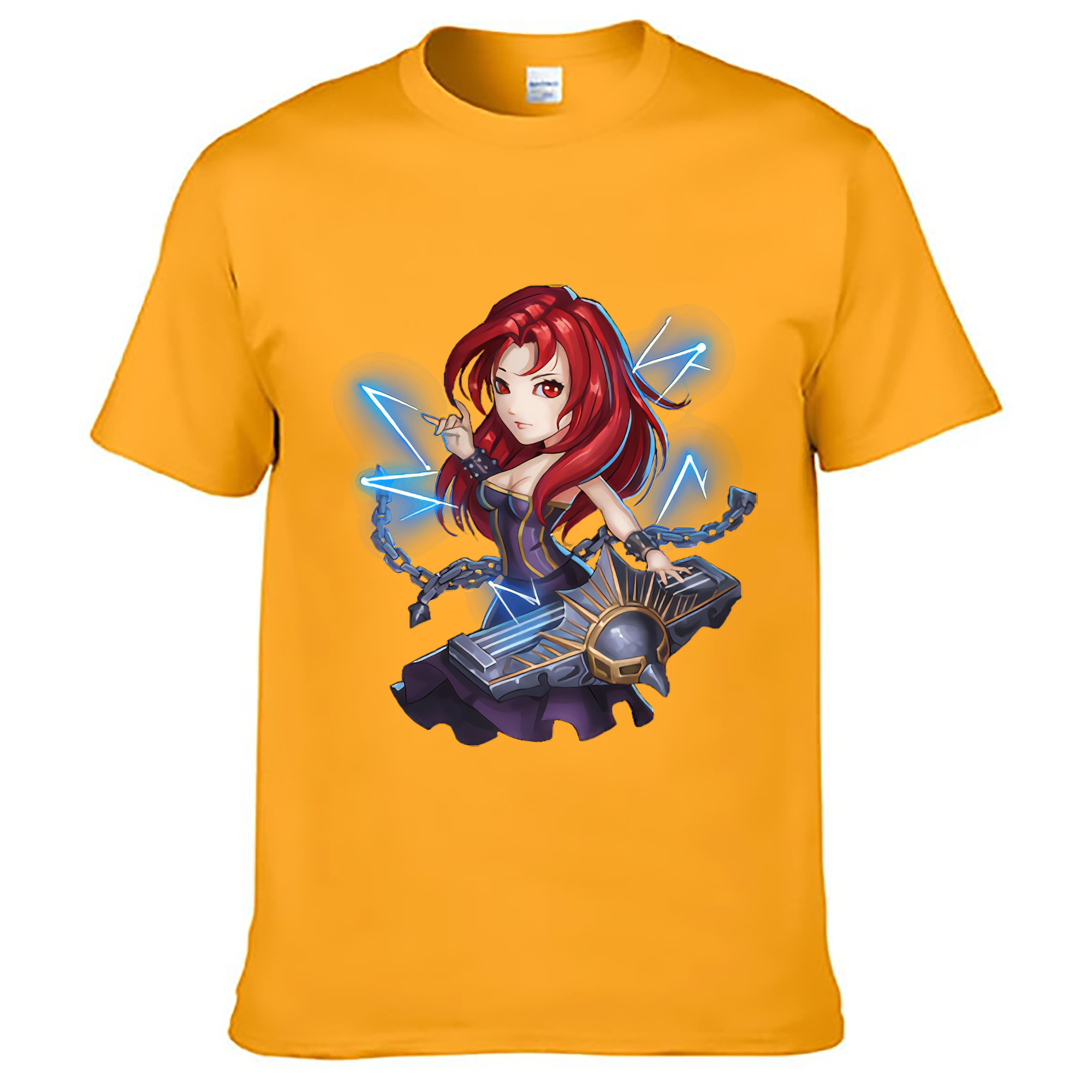 （画像用） リーグ・オブ・レジェンド League of Legends LOL レディースカジュアルプリントTシャツ（綿100％）