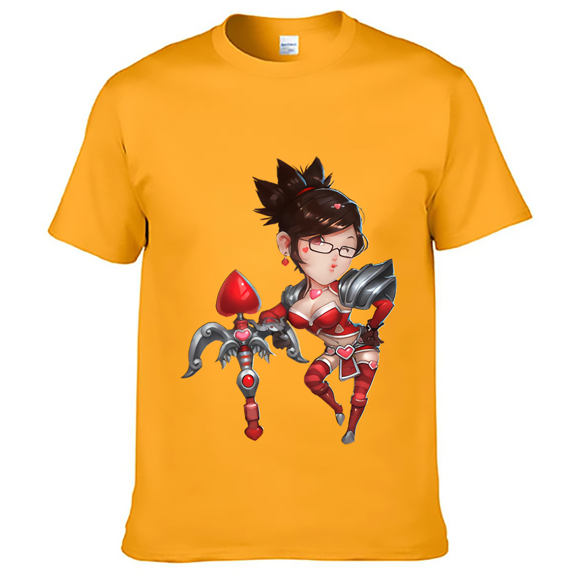 （画像用） リーグ・オブ・レジェンド League of Legends LOL レディースカジュアルプリントTシャツ（綿100％）