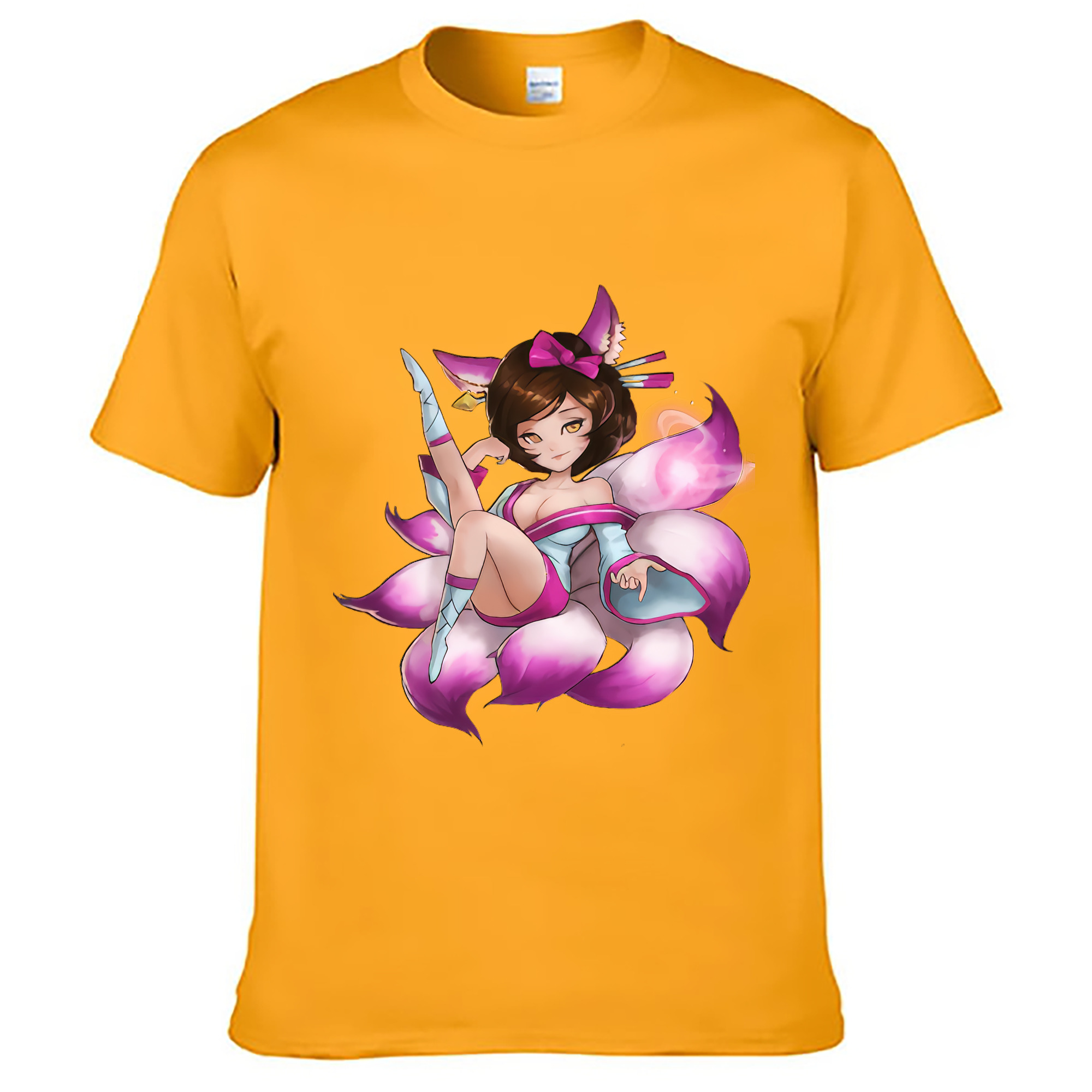 （画像用） リーグ・オブ・レジェンド League of Legends LOL レディースカジュアルプリントTシャツ（綿100％）