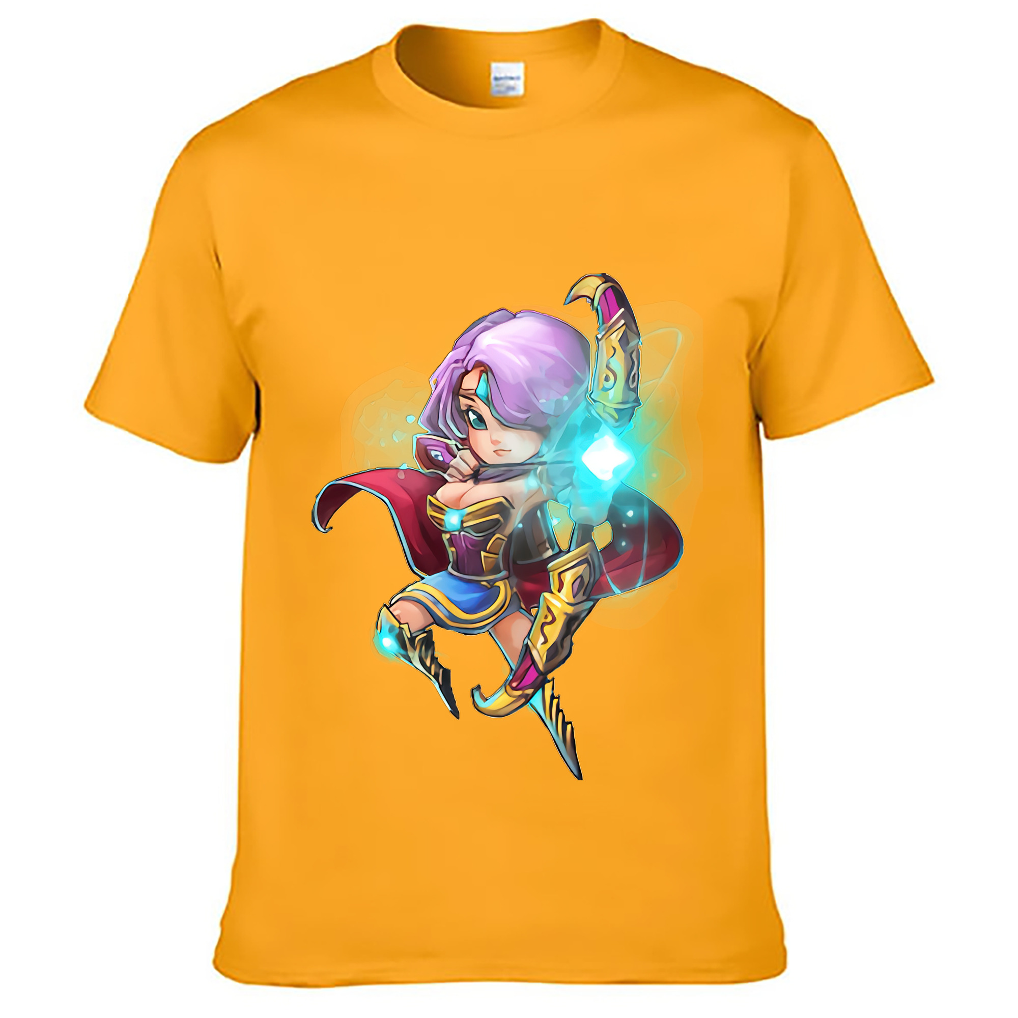 （画像用） リーグ・オブ・レジェンド League of Legends LOL レディースカジュアルプリントTシャツ（綿100％）