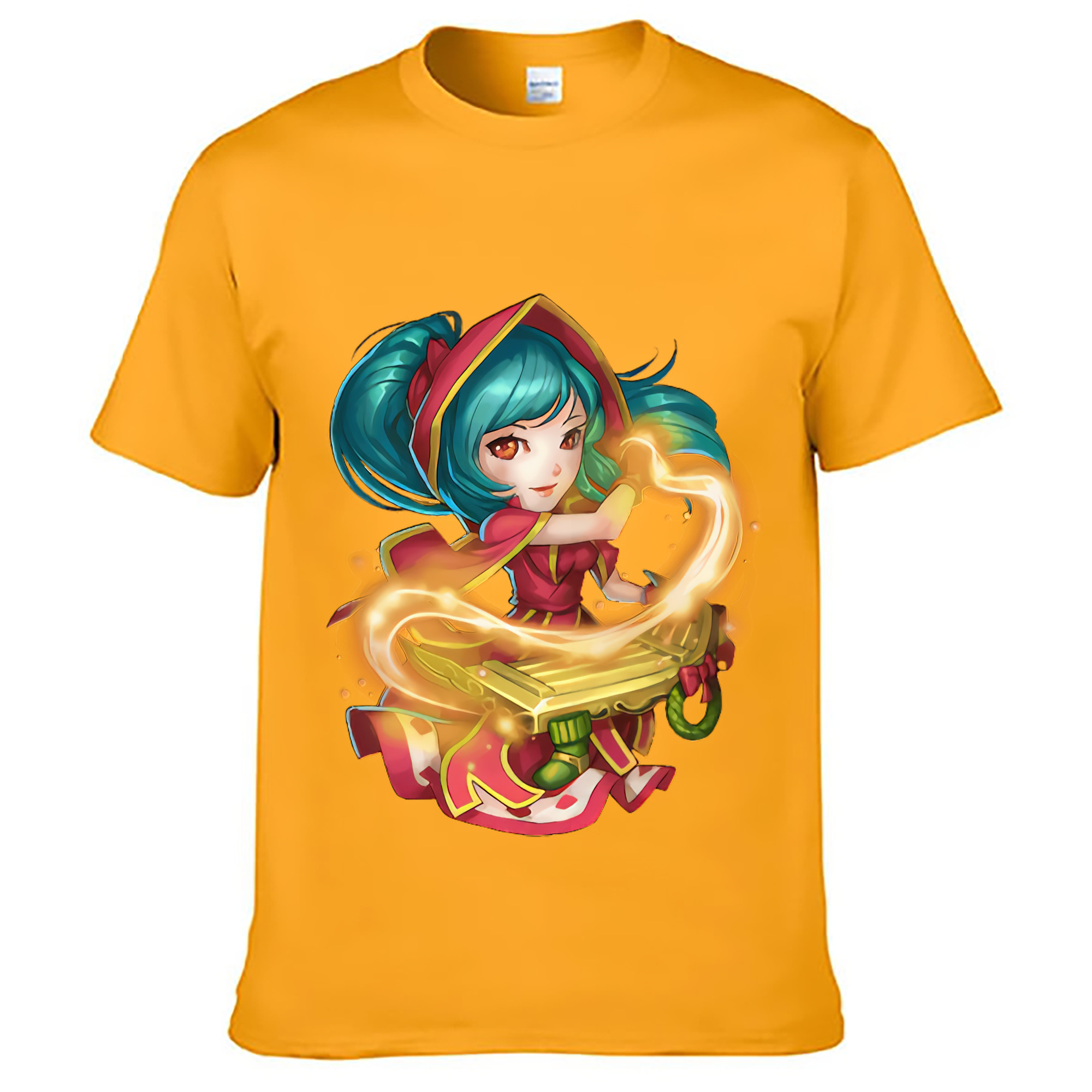 （画像用） リーグ・オブ・レジェンド League of Legends LOL レディースカジュアルプリントTシャツ（綿100％）