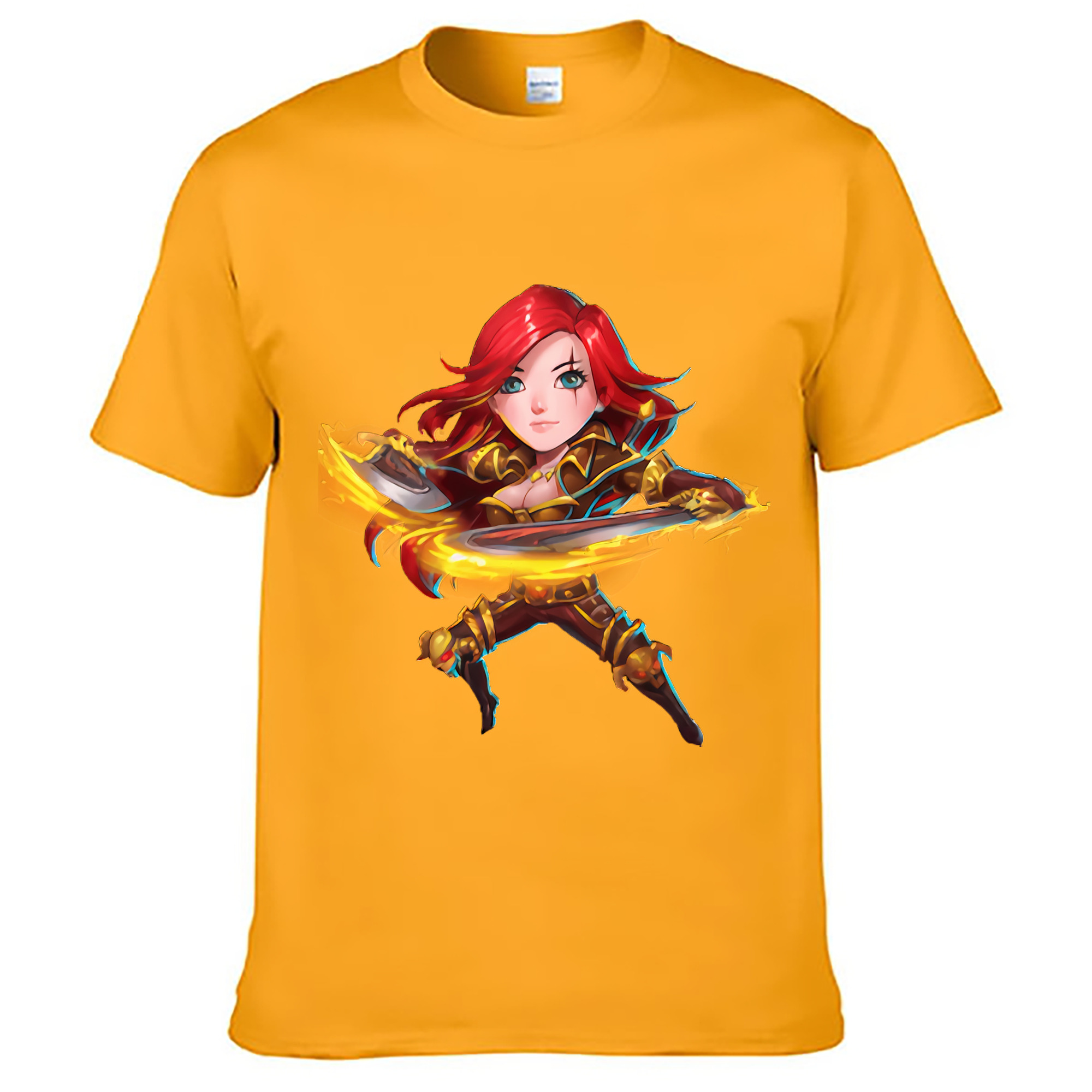 （画像用） リーグ・オブ・レジェンド League of Legends LOL レディースカジュアルプリントTシャツ（綿100％）