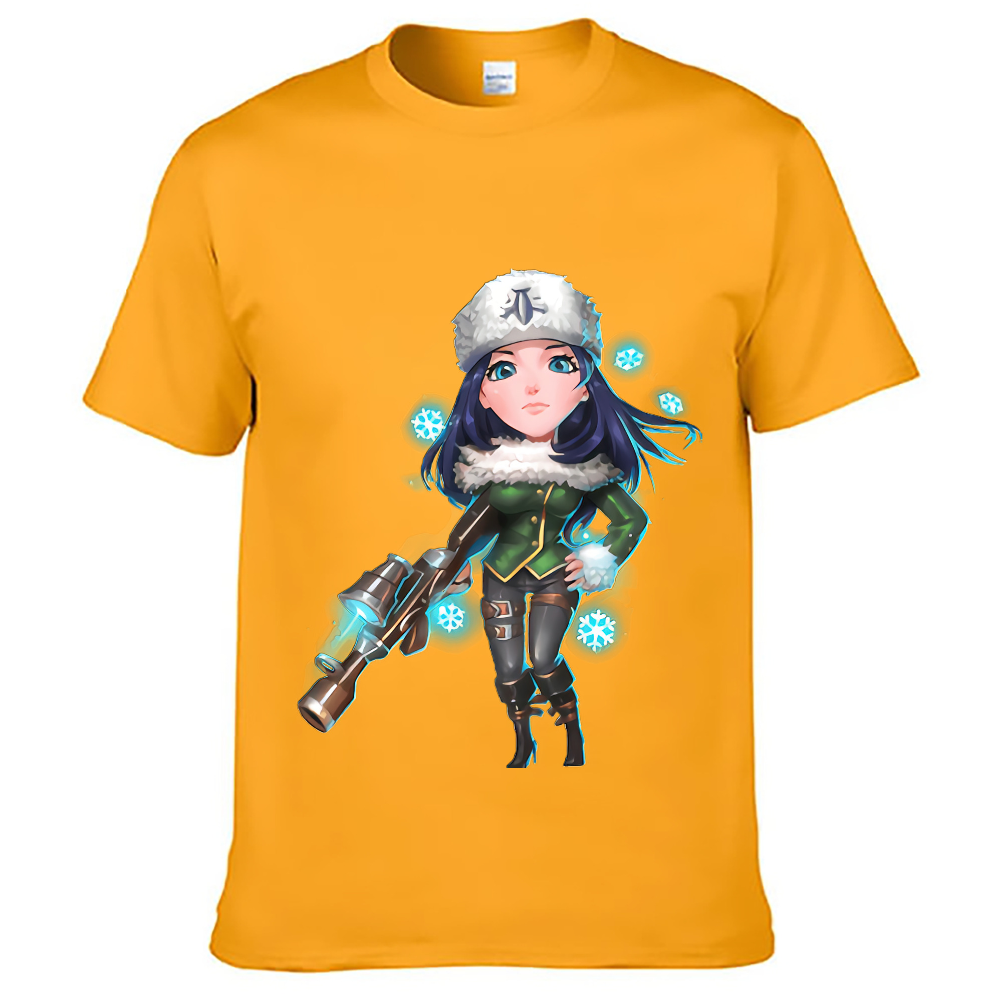 （画像用） リーグ・オブ・レジェンド League of Legends LOL レディースカジュアルプリントTシャツ（綿100％）