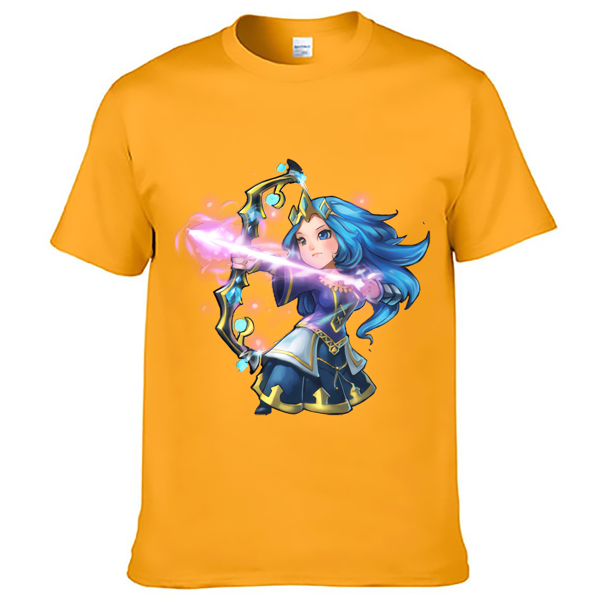 （画像用） リーグ・オブ・レジェンド League of Legends LOL レディースカジュアルプリントTシャツ（綿100％）
