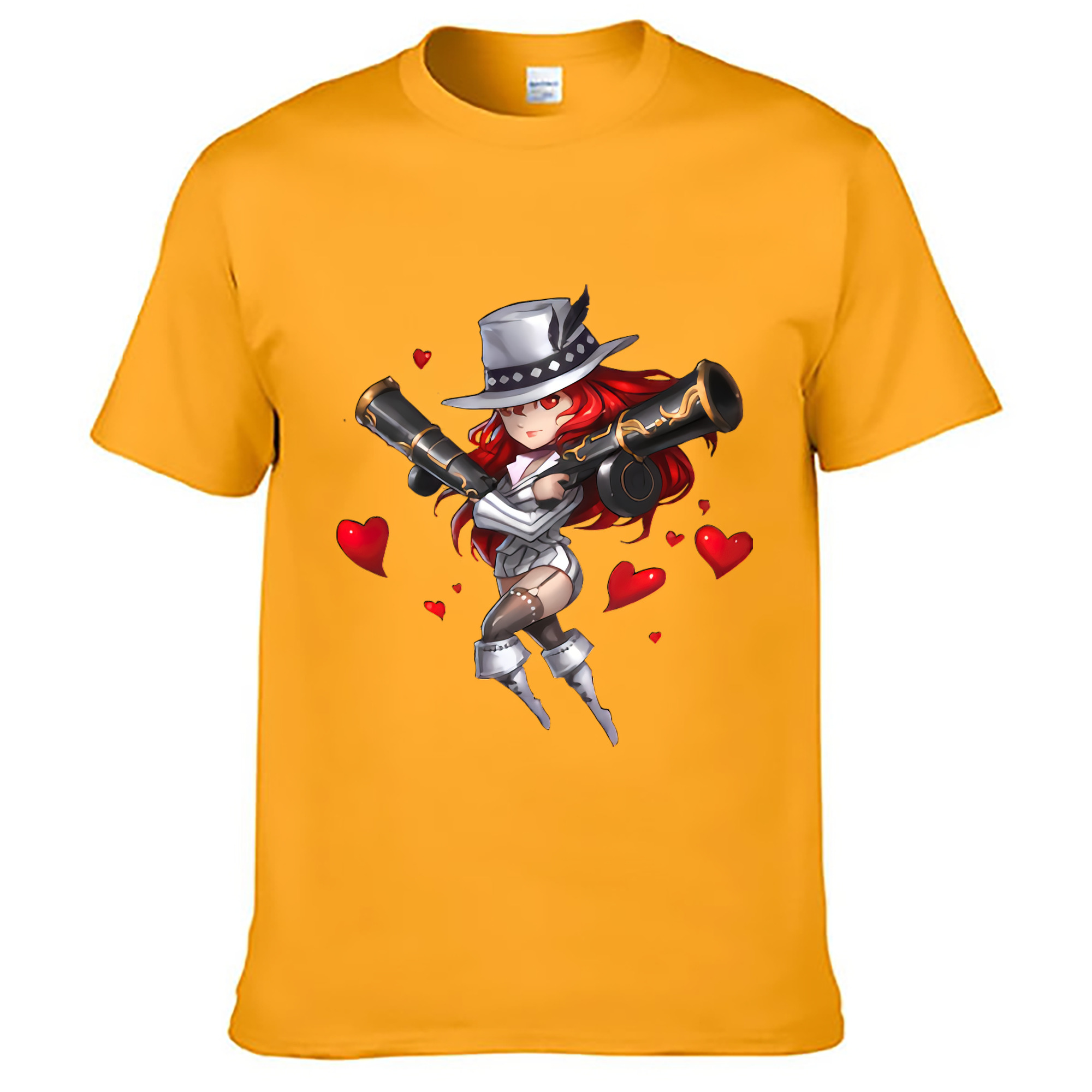 （画像用） リーグ・オブ・レジェンド League of Legends LOL レディースカジュアルプリントTシャツ（綿100％）