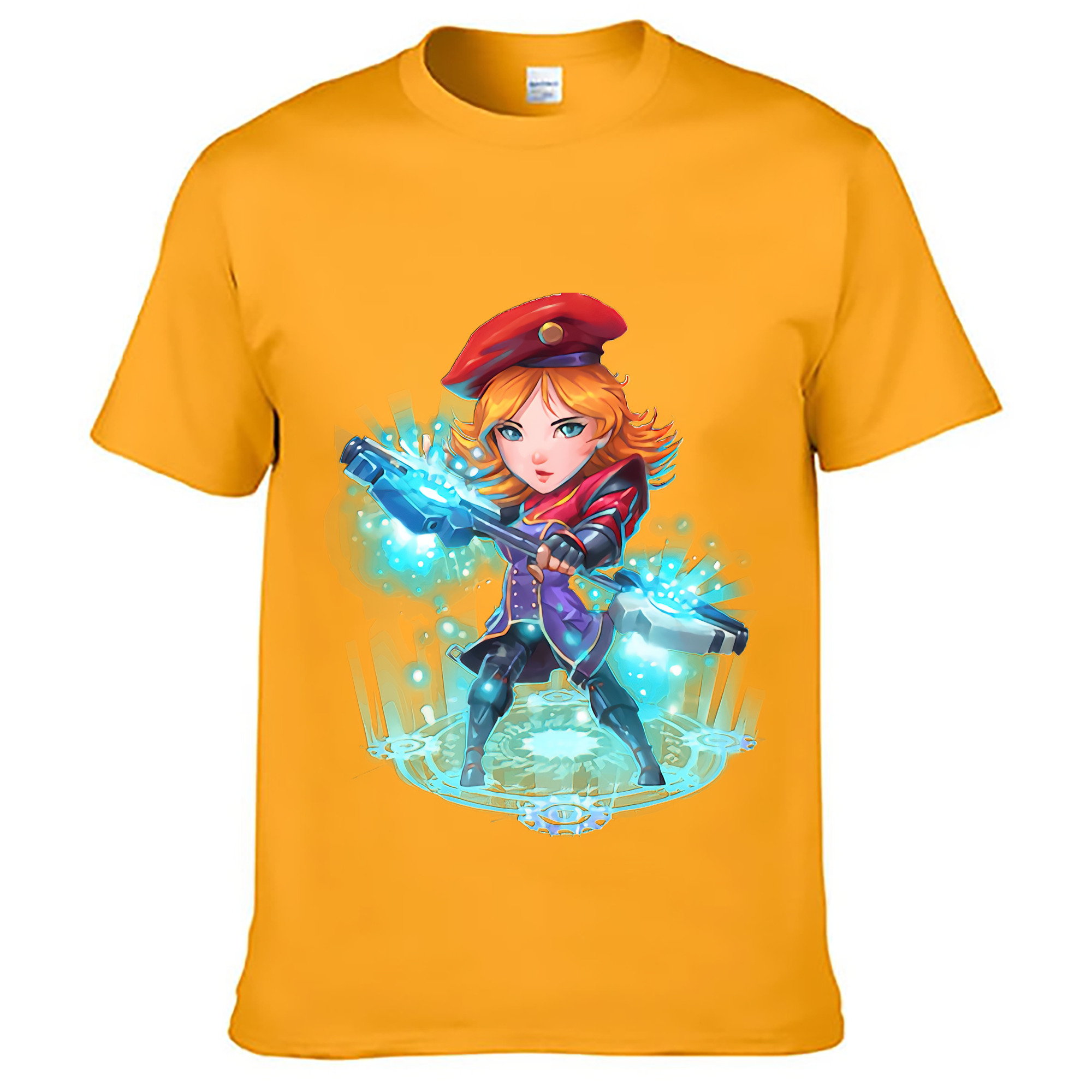 （画像用） リーグ・オブ・レジェンド League of Legends LOL レディースカジュアルプリントTシャツ（綿100％）