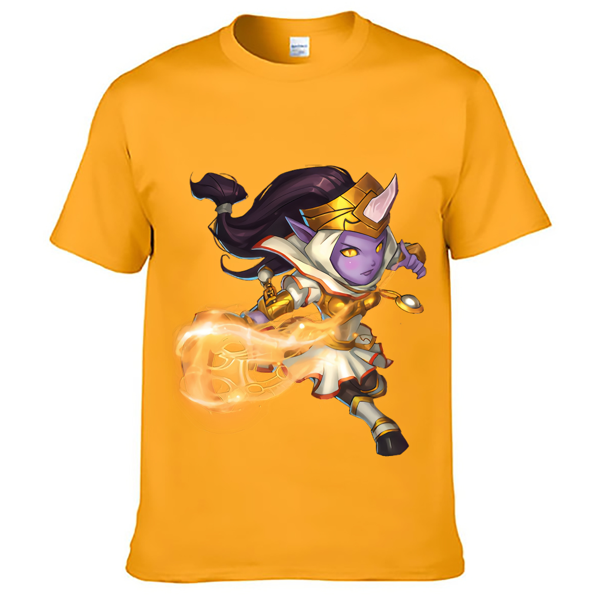 （画像用） リーグ・オブ・レジェンド League of Legends LOL レディースカジュアルプリントTシャツ（綿100％）