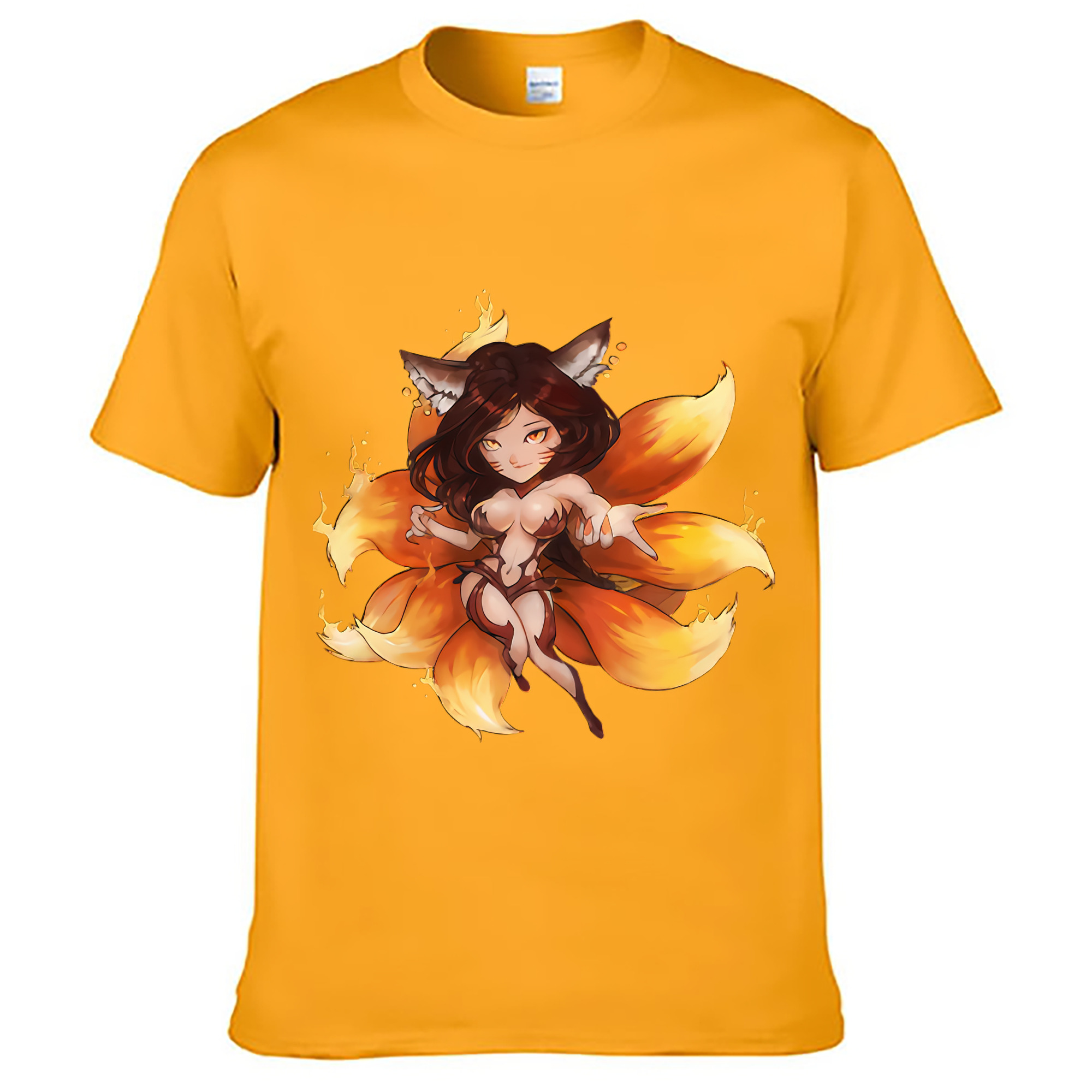 （画像用） リーグ・オブ・レジェンド League of Legends LOL レディースカジュアルプリントTシャツ（綿100％）