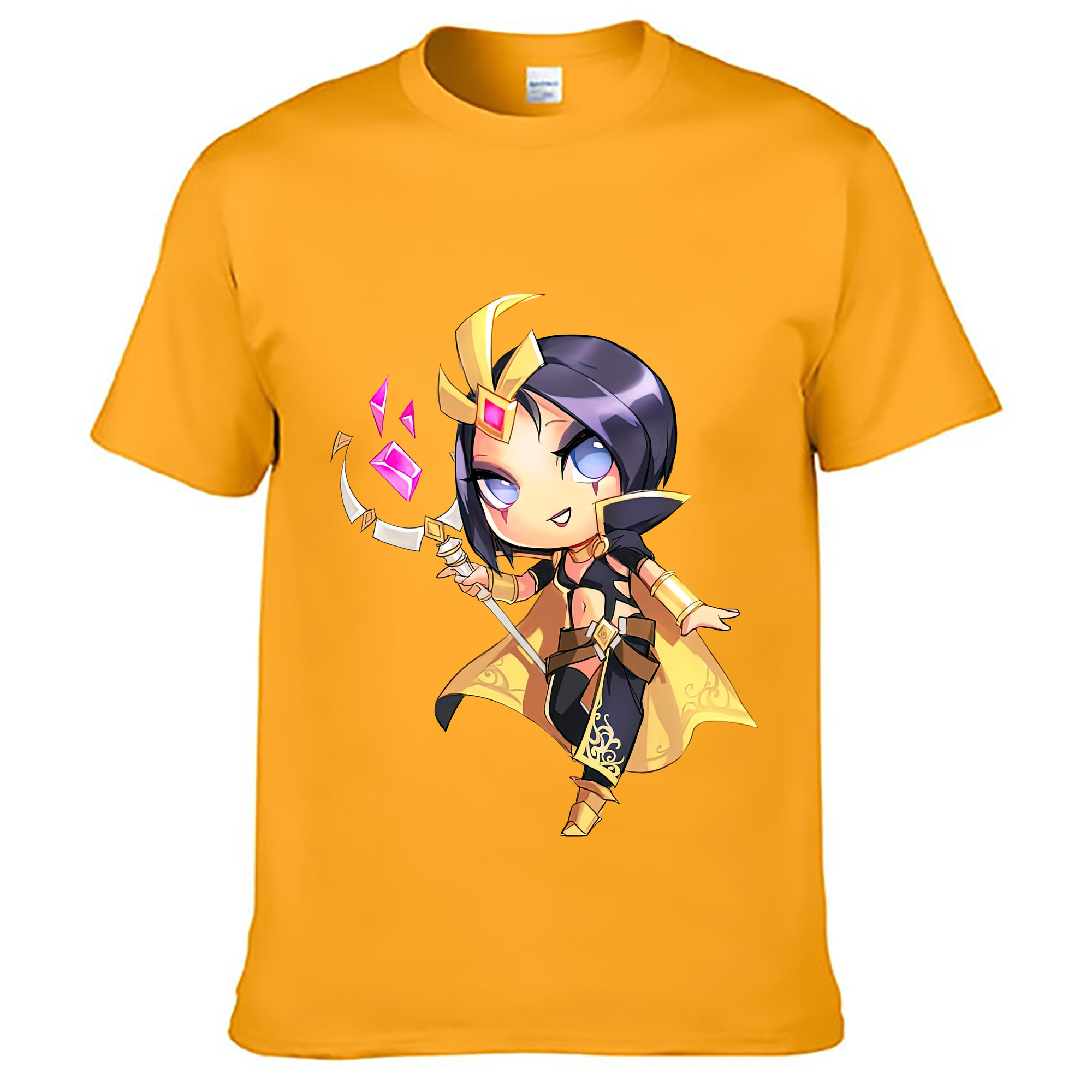 （画像用） リーグ・オブ・レジェンド League of Legends LOL レディースカジュアルプリントTシャツ（綿100％）