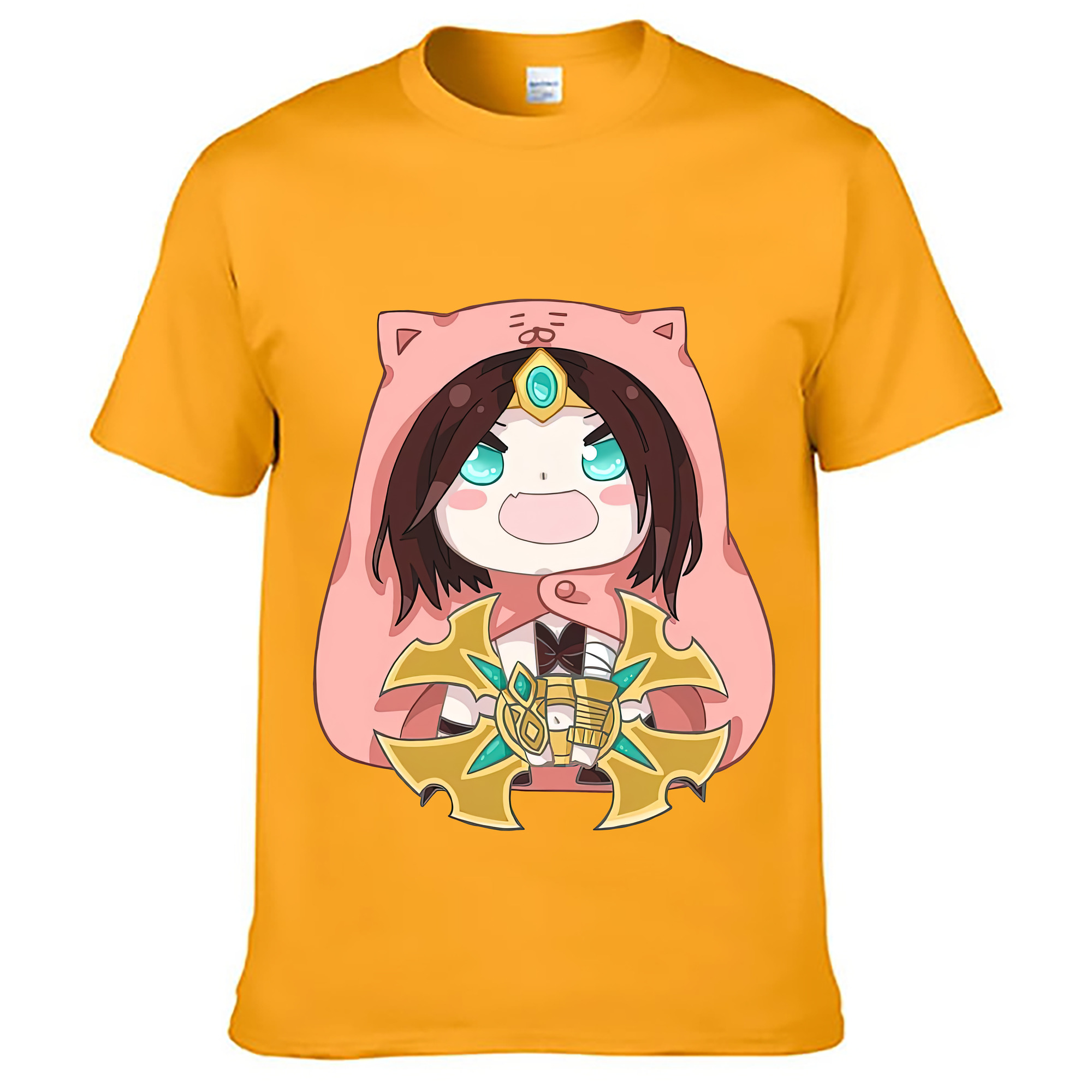 （画像用） リーグ・オブ・レジェンド League of Legends LOL レディースカジュアルプリントTシャツ（綿100％）