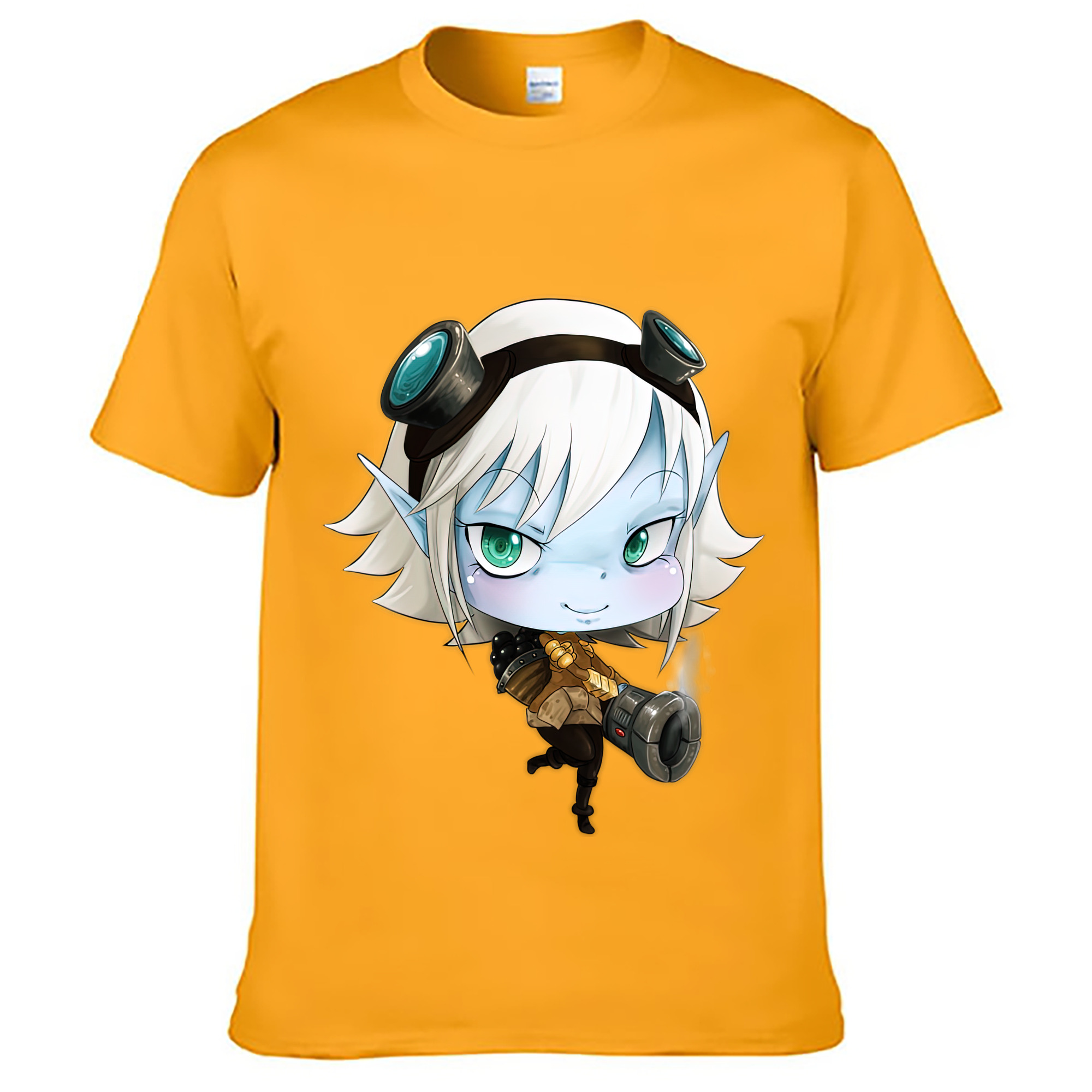 （画像用） リーグ・オブ・レジェンド League of Legends LOL レディースカジュアルプリントTシャツ（綿100％）