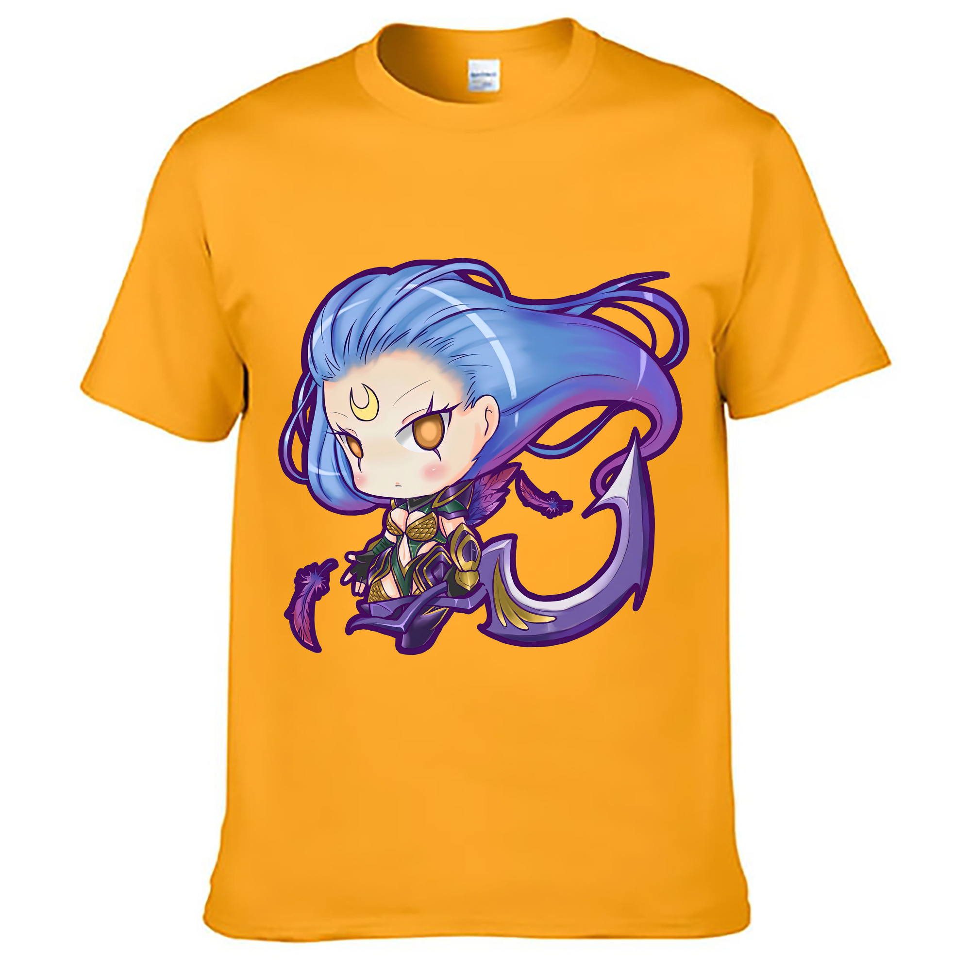（画像用） リーグ・オブ・レジェンド League of Legends LOL レディースカジュアルプリントTシャツ（綿100％）