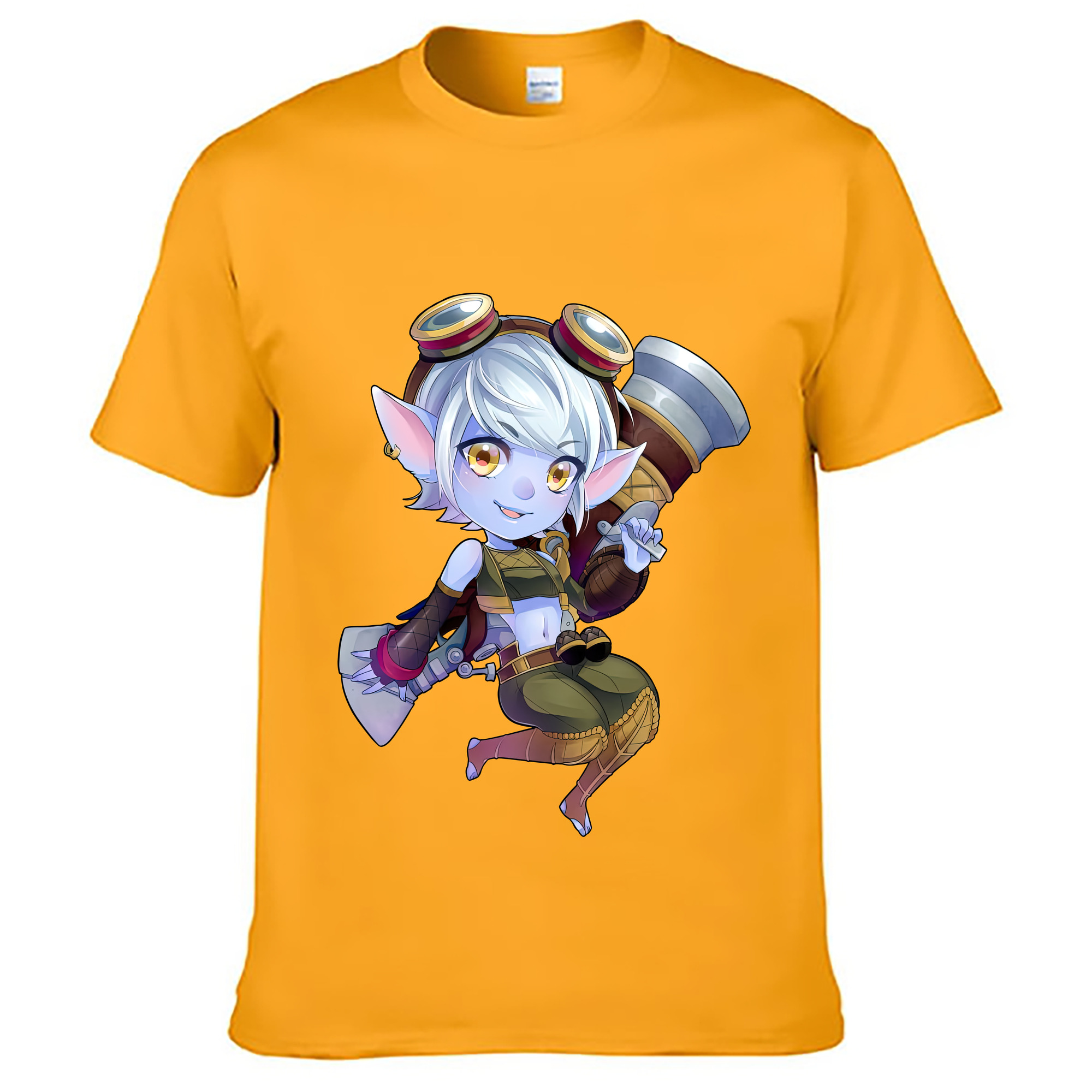 （画像用） リーグ・オブ・レジェンド League of Legends LOL レディースカジュアルプリントTシャツ（綿100％）