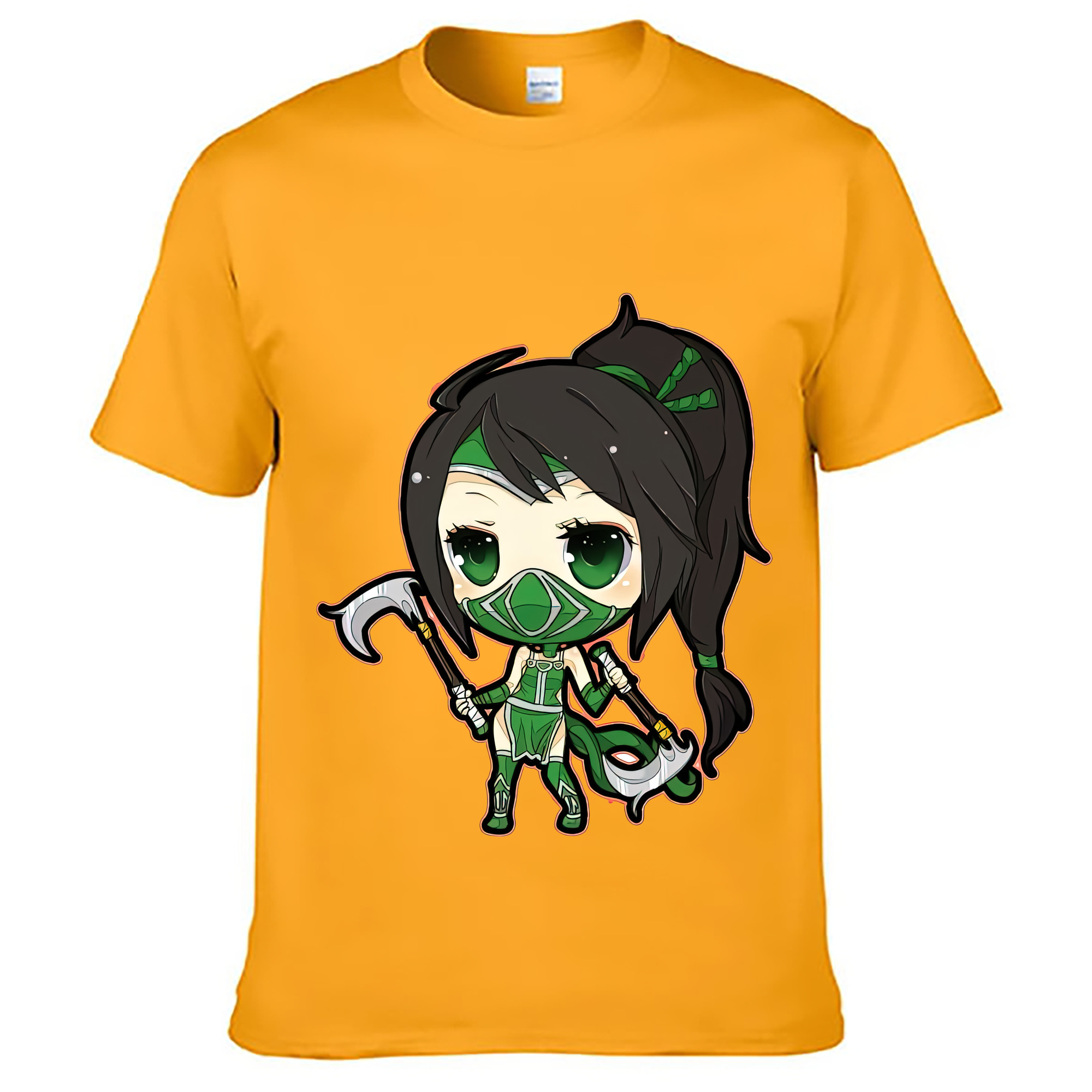 （画像用） リーグ・オブ・レジェンド League of Legends LOL レディースカジュアルプリントTシャツ（綿100％）