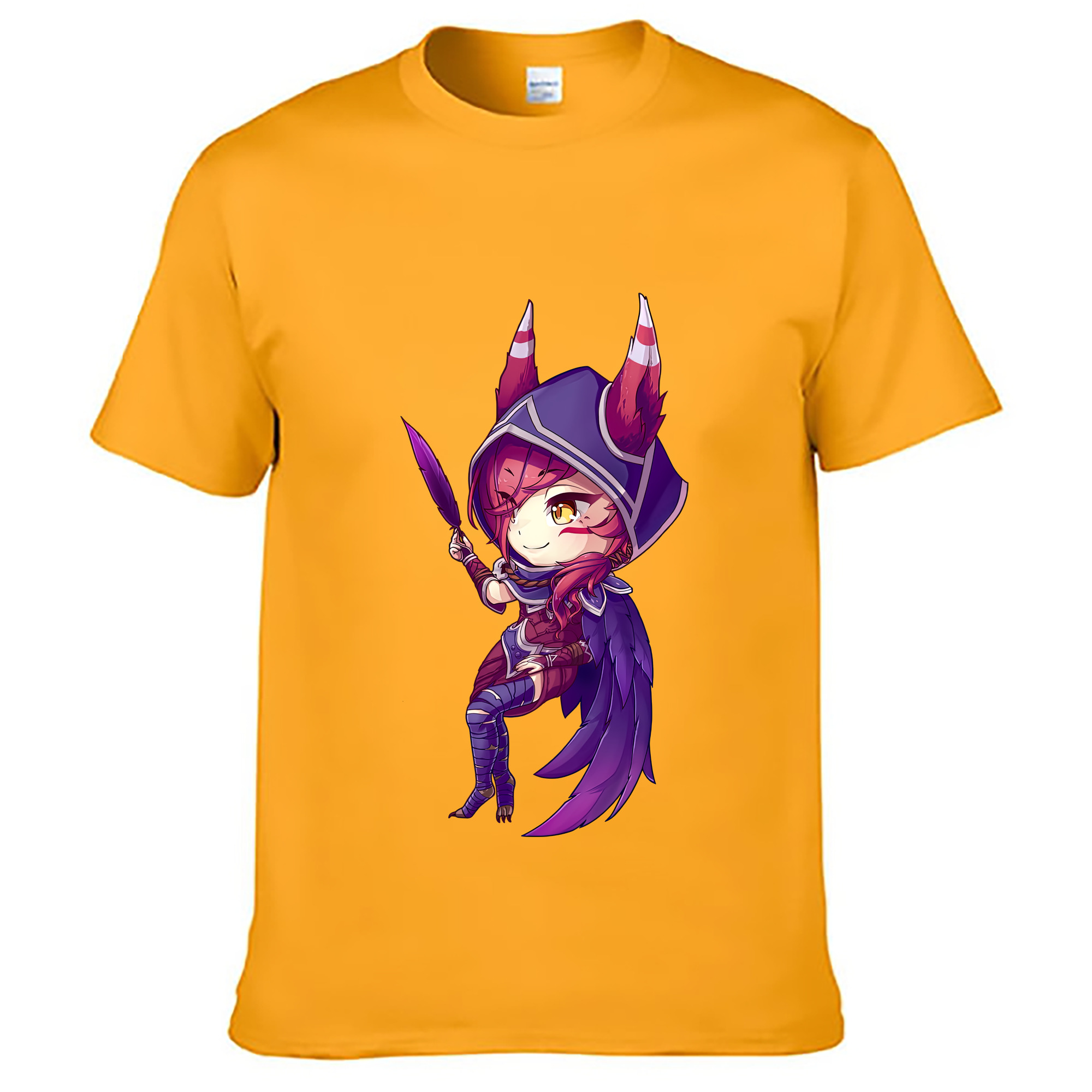 （画像用） リーグ・オブ・レジェンド League of Legends LOL レディースカジュアルプリントTシャツ（綿100％）