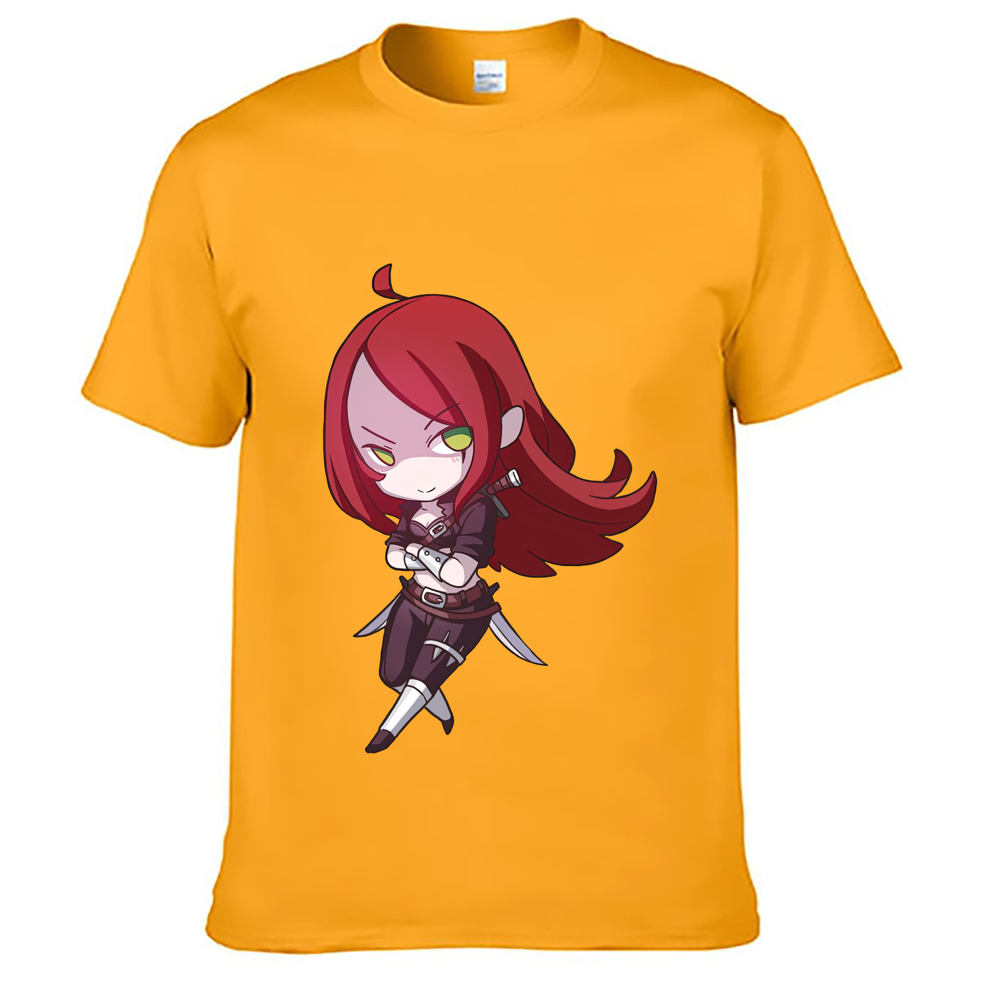 （画像用） リーグ・オブ・レジェンド League of Legends LOL レディースカジュアルプリントTシャツ（綿100％）
