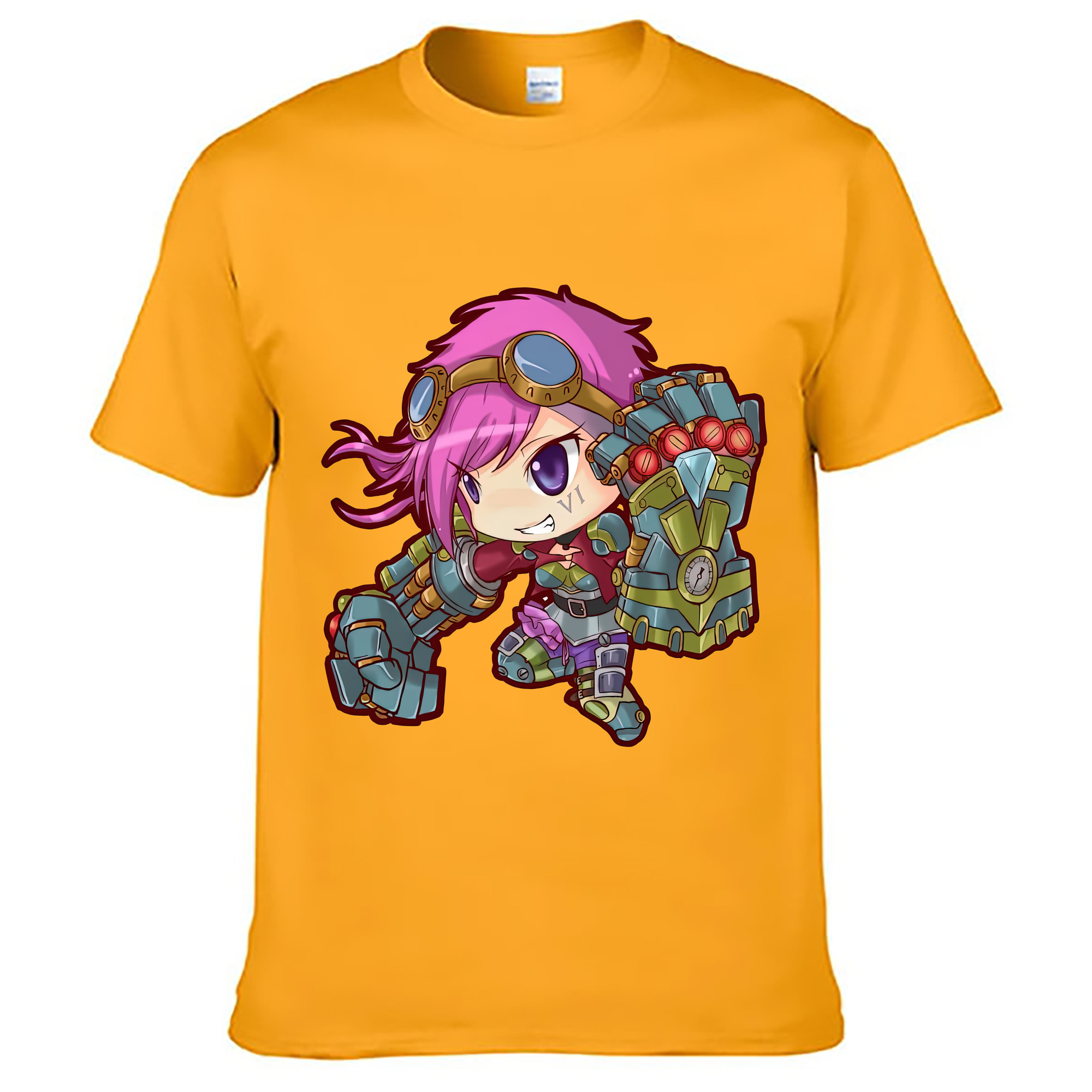 （画像用） リーグ・オブ・レジェンド League of Legends LOL レディースカジュアルプリントTシャツ（綿100％）
