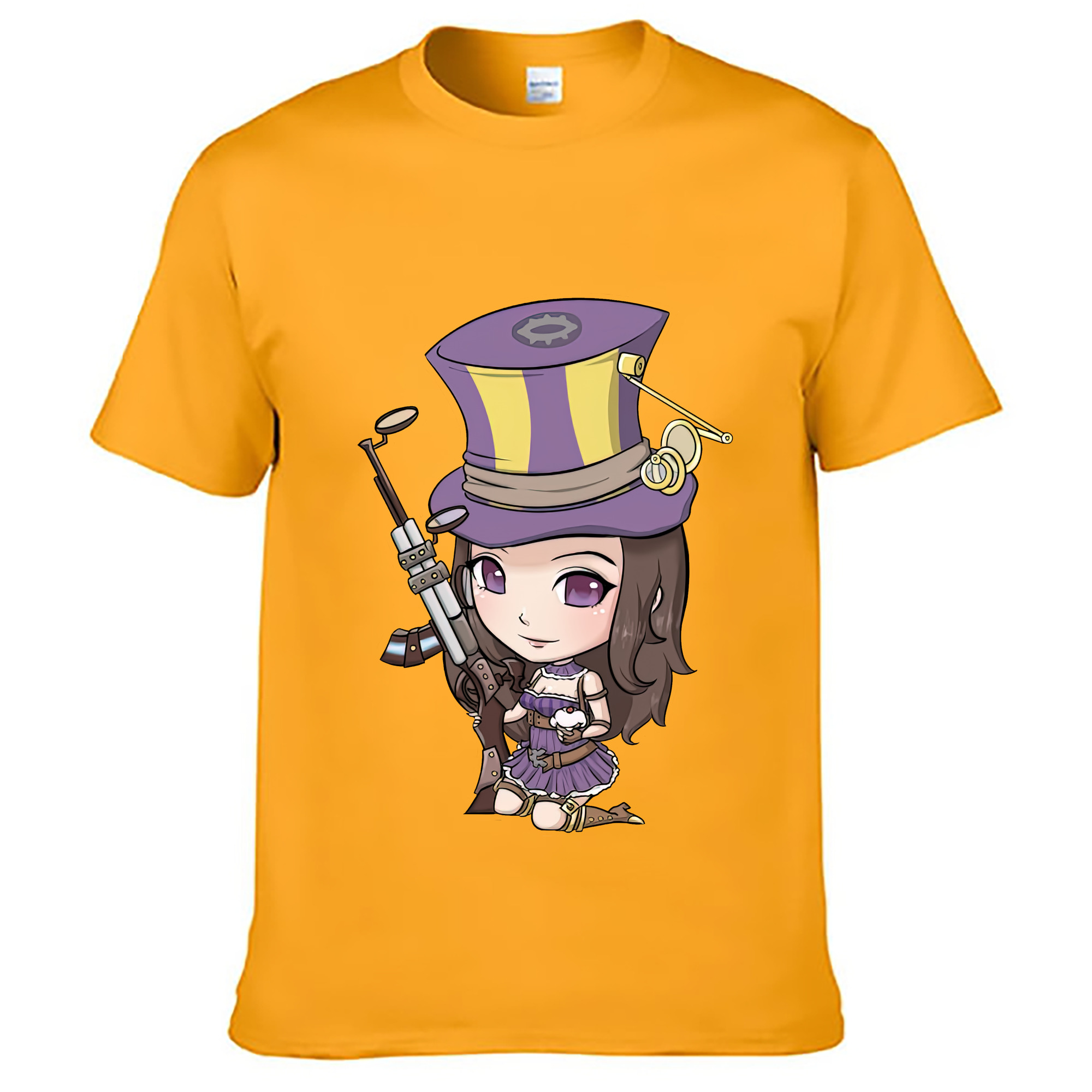 （画像用） リーグ・オブ・レジェンド League of Legends LOL レディースカジュアルプリントTシャツ（綿100％）