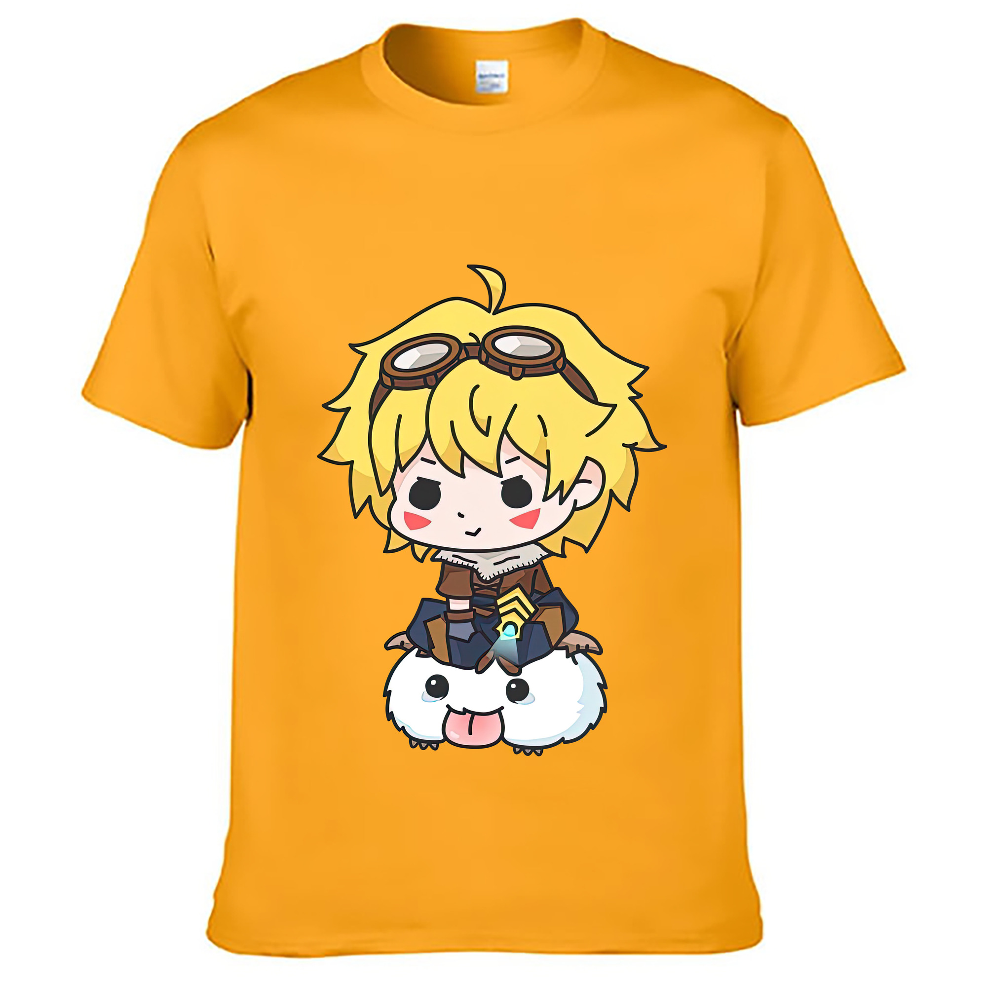 （画像用） リーグ・オブ・レジェンド League of Legends LOL レディースカジュアルプリントTシャツ（綿100％）