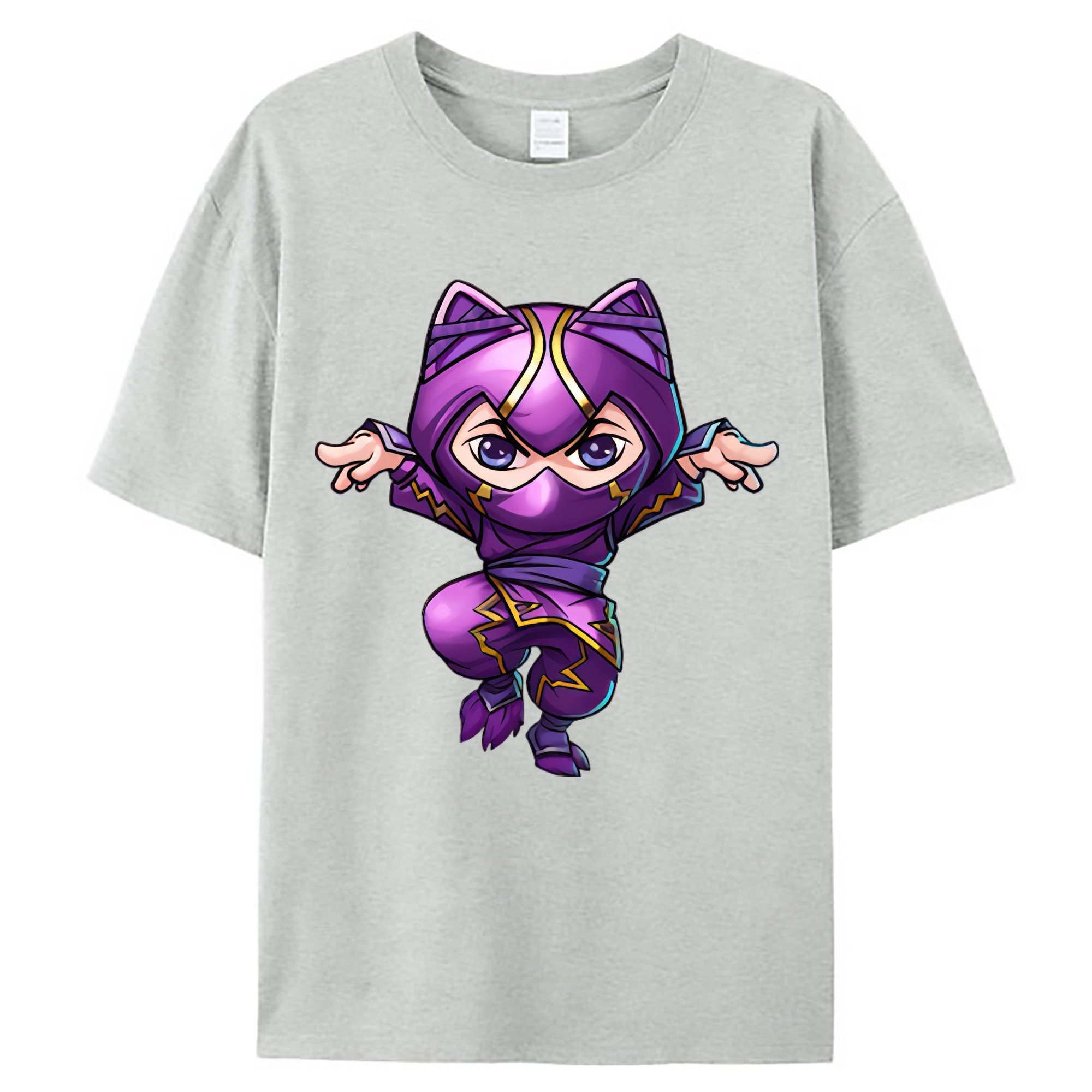 （画像用） リーグ・オブ・レジェンド League of Legends LOL レディースカジュアルプリントTシャツ（綿100％）