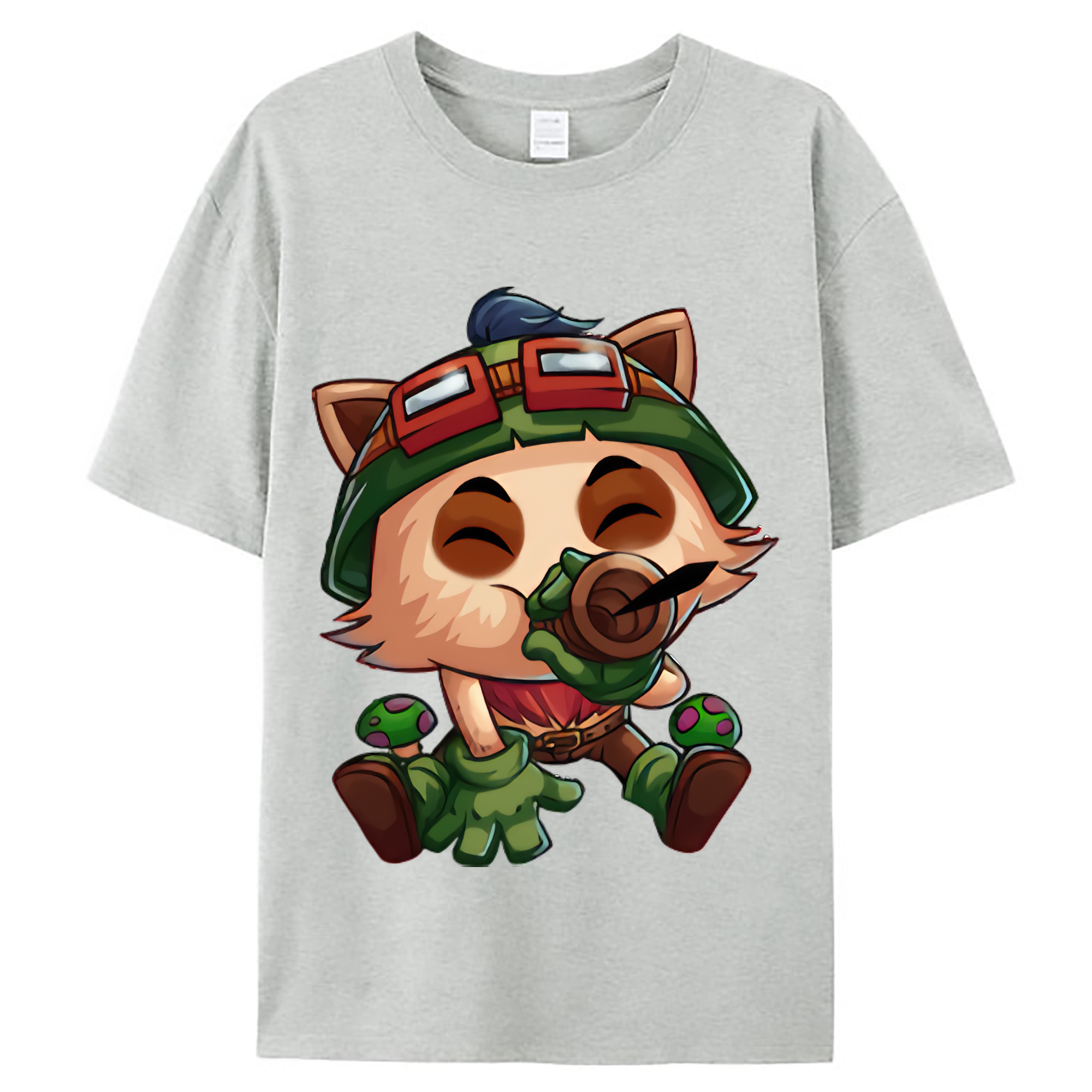 （画像用） リーグ・オブ・レジェンド League of Legends LOL レディースカジュアルプリントTシャツ（綿100％）