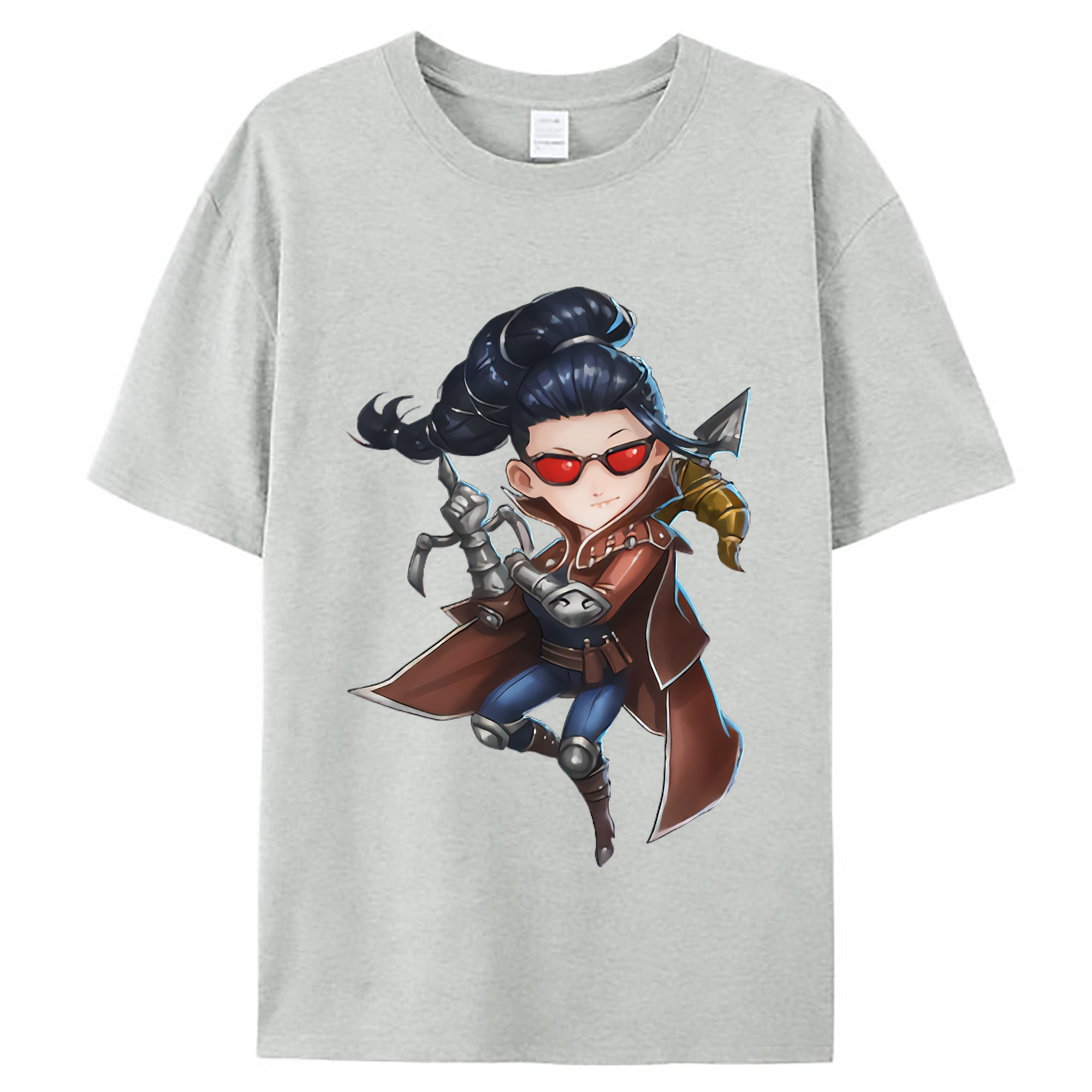 （画像用） リーグ・オブ・レジェンド League of Legends LOL レディースカジュアルプリントTシャツ（綿100％）