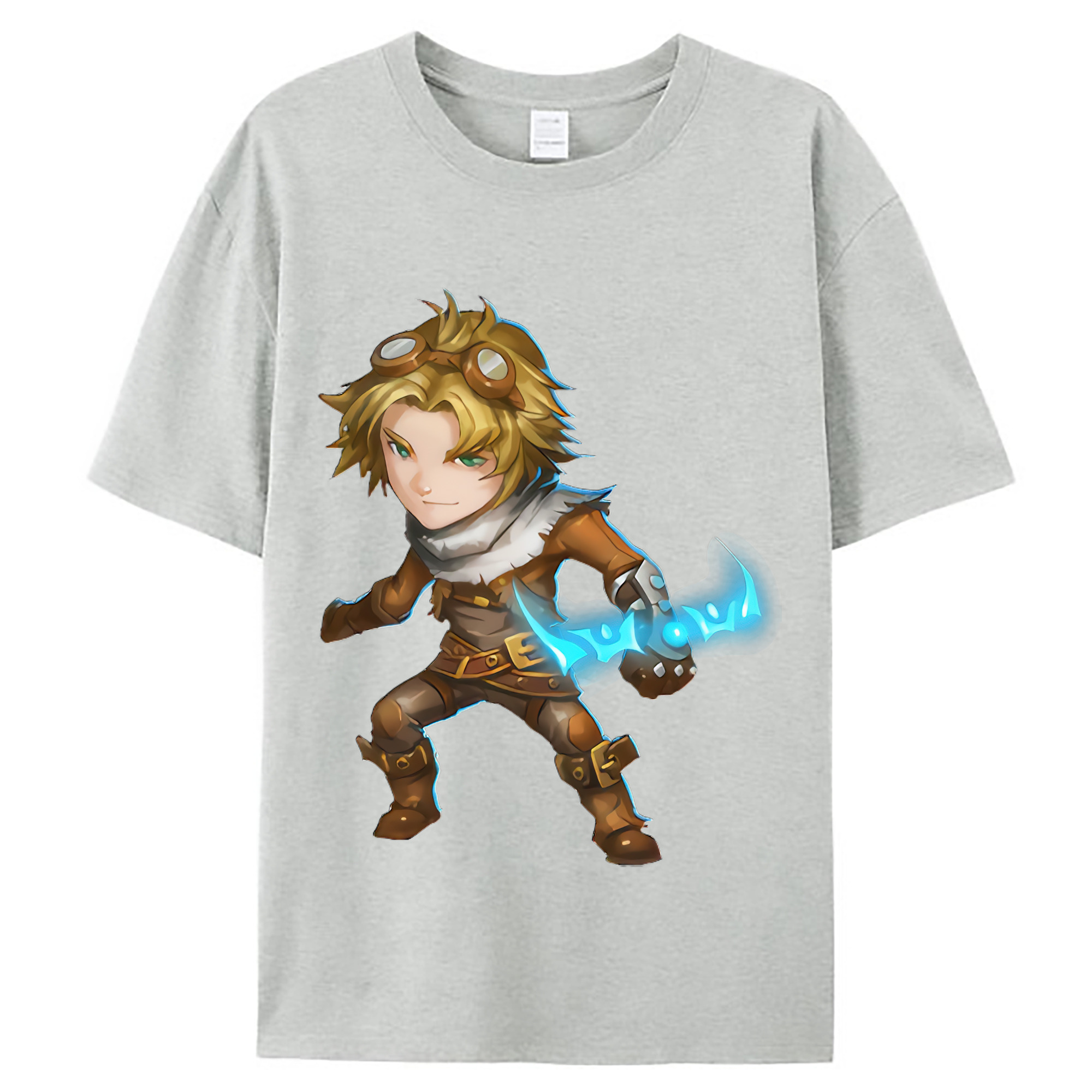 （画像用） リーグ・オブ・レジェンド League of Legends LOL レディースカジュアルプリントTシャツ（綿100％）