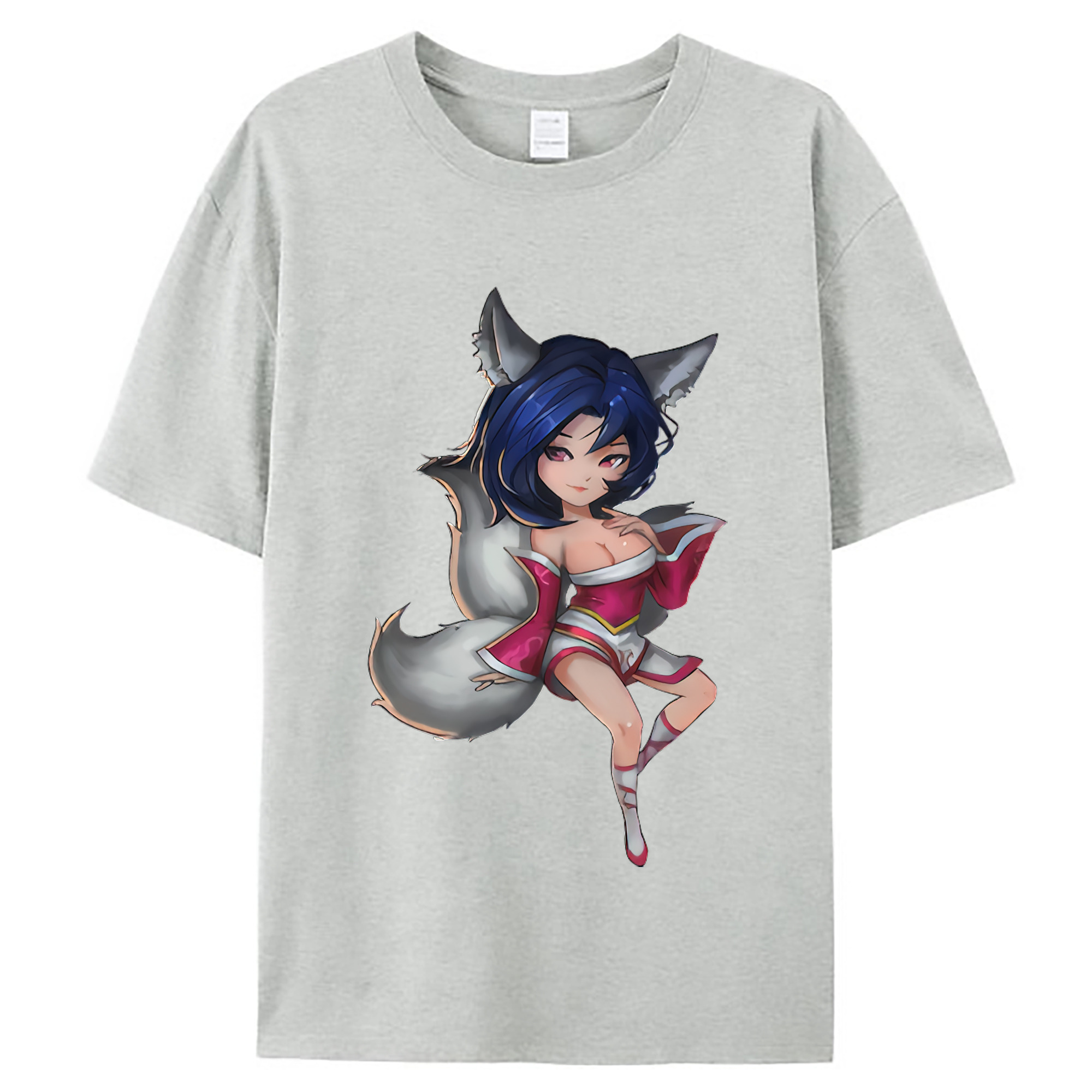 （画像用） リーグ・オブ・レジェンド League of Legends LOL レディースカジュアルプリントTシャツ（綿100％）