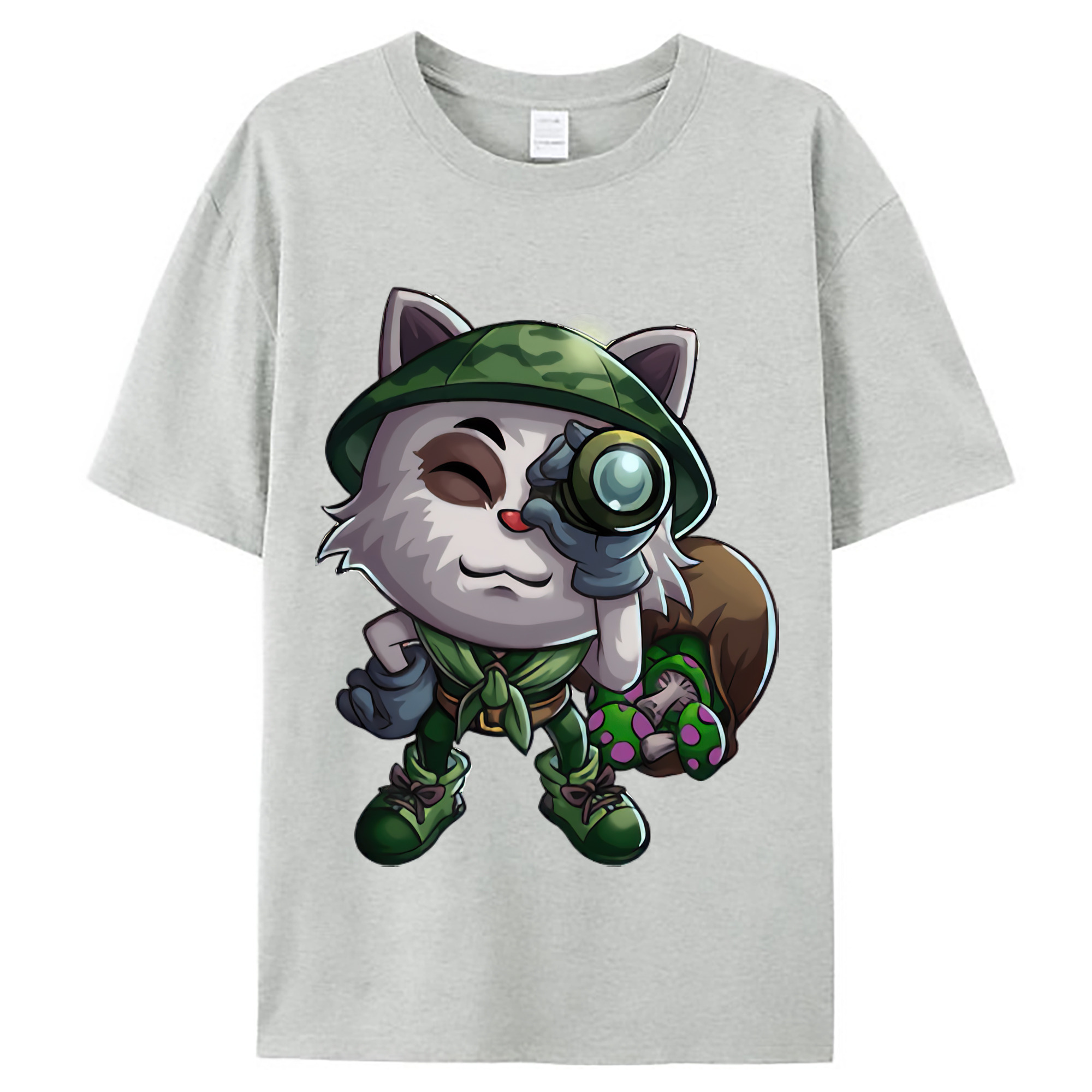 （画像用） リーグ・オブ・レジェンド League of Legends LOL レディースカジュアルプリントTシャツ（綿100％）