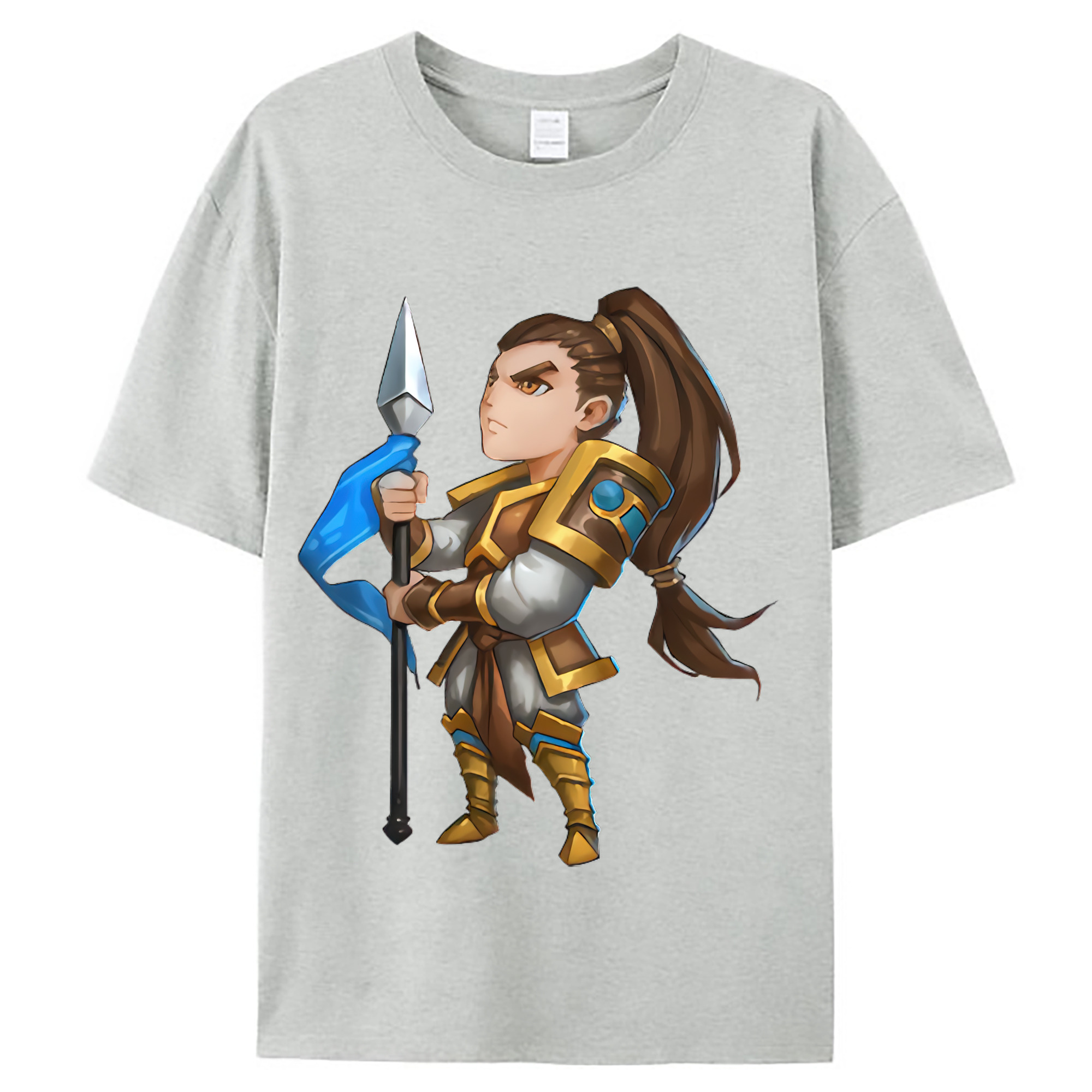 （画像用） リーグ・オブ・レジェンド League of Legends LOL レディースカジュアルプリントTシャツ（綿100％）
