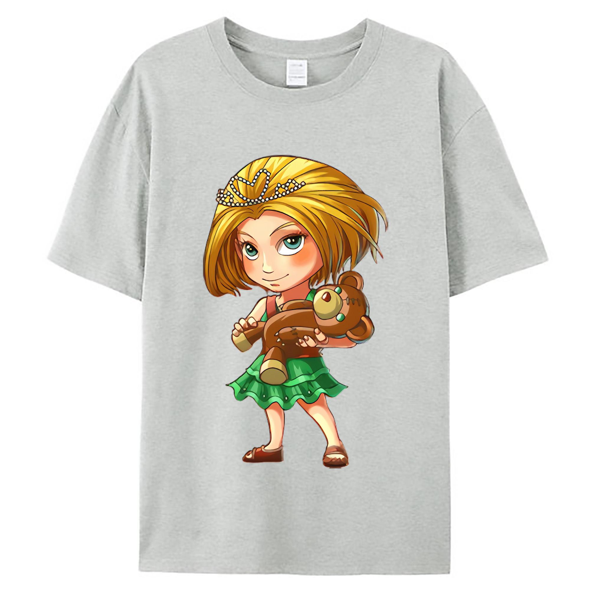 （画像用） リーグ・オブ・レジェンド League of Legends LOL レディースカジュアルプリントTシャツ（綿100％）