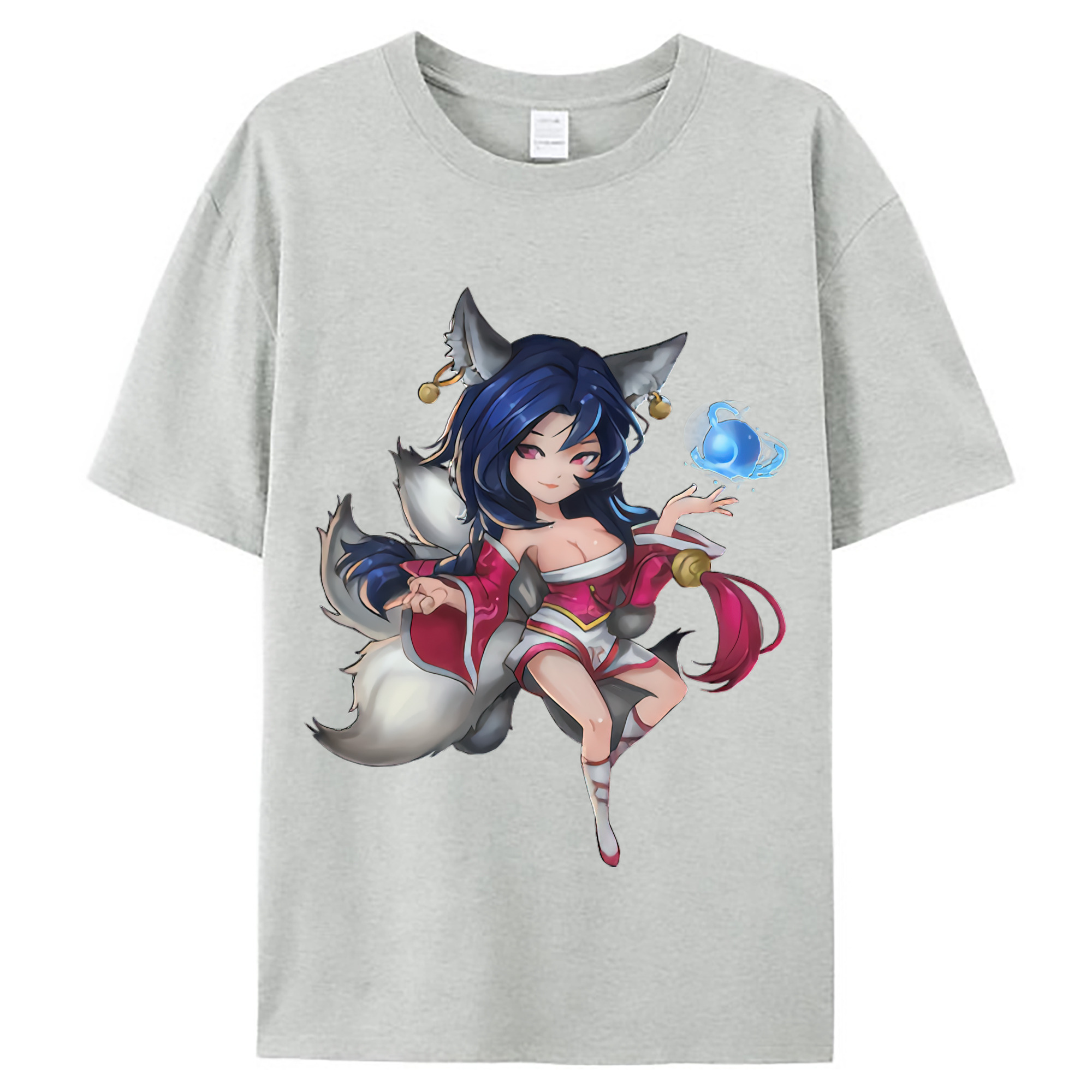 （画像用） リーグ・オブ・レジェンド League of Legends LOL レディースカジュアルプリントTシャツ（綿100％）