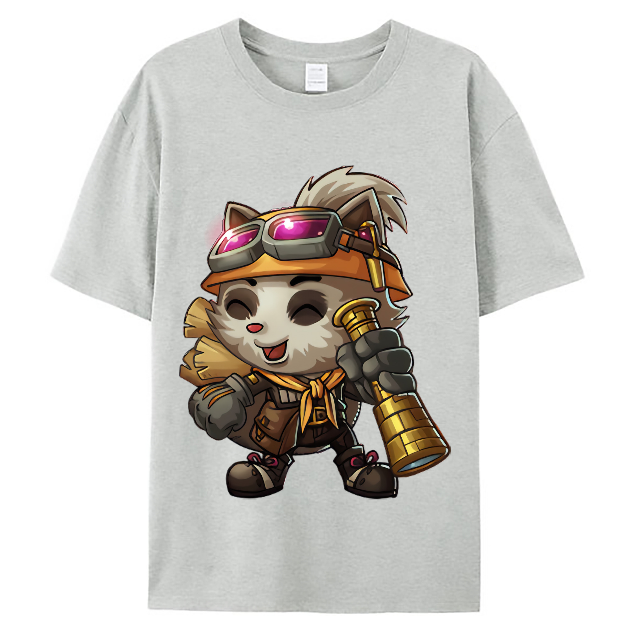 （画像用） リーグ・オブ・レジェンド League of Legends LOL レディースカジュアルプリントTシャツ（綿100％）