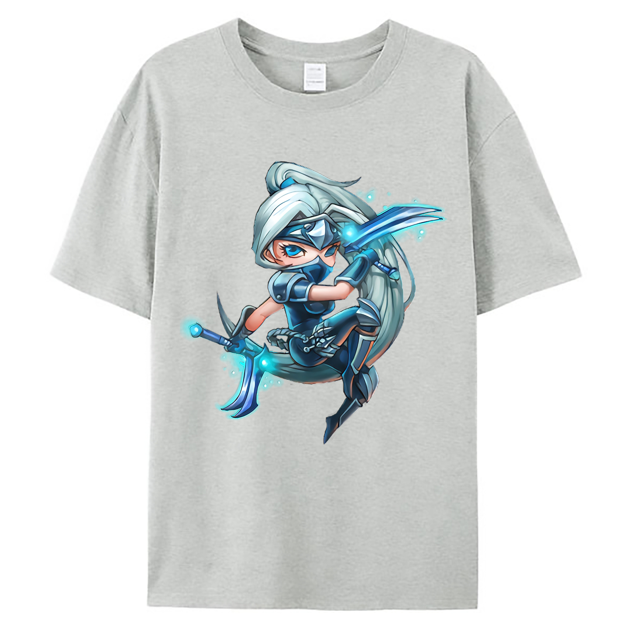 （画像用） リーグ・オブ・レジェンド League of Legends LOL レディースカジュアルプリントTシャツ（綿100％）