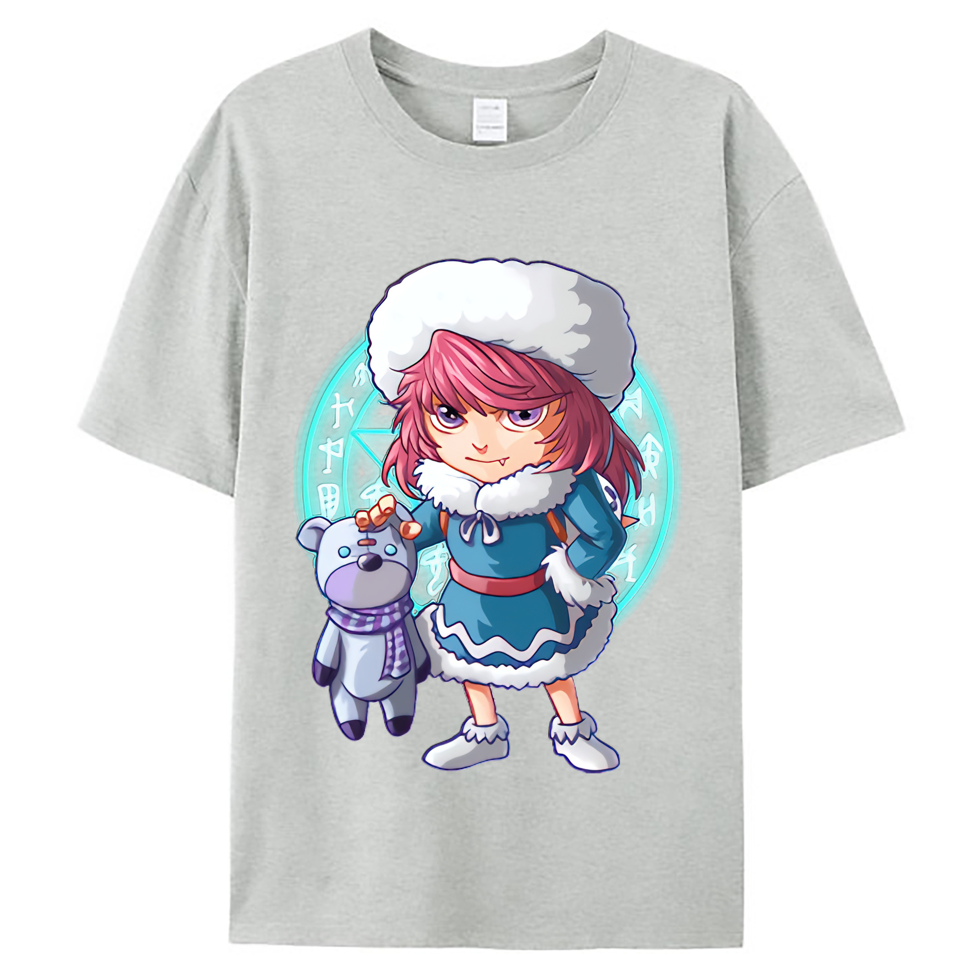 （画像用） リーグ・オブ・レジェンド League of Legends LOL レディースカジュアルプリントTシャツ（綿100％）
