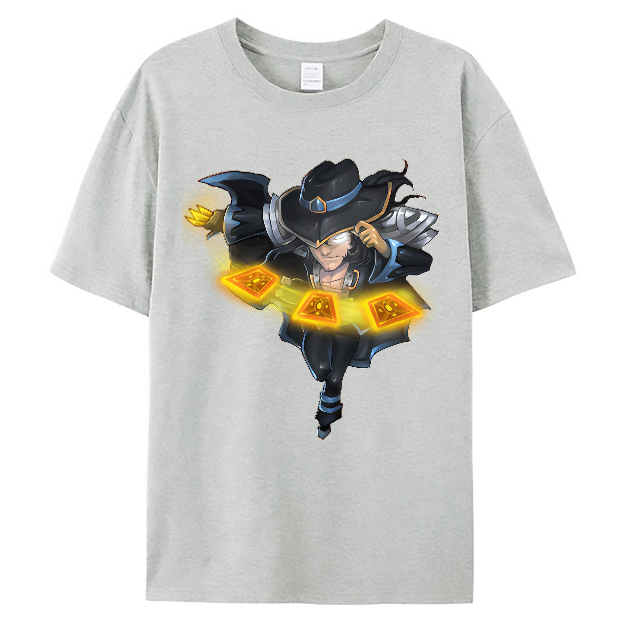 （画像用） リーグ・オブ・レジェンド League of Legends LOL レディースカジュアルプリントTシャツ（綿100％）