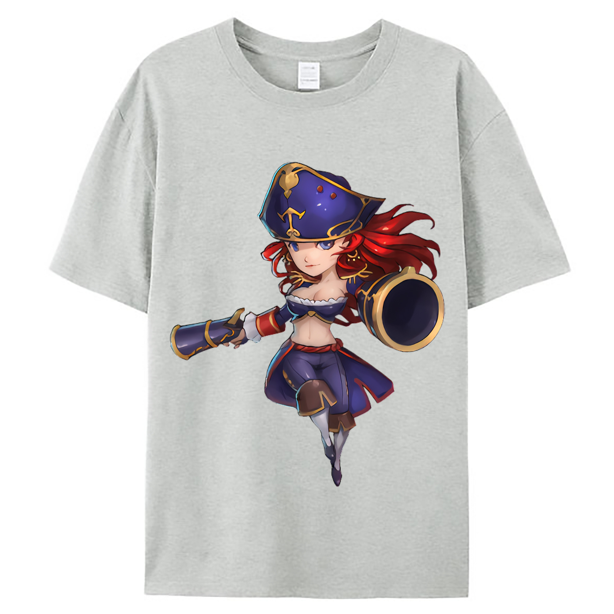 （画像用） リーグ・オブ・レジェンド League of Legends LOL レディースカジュアルプリントTシャツ（綿100％）