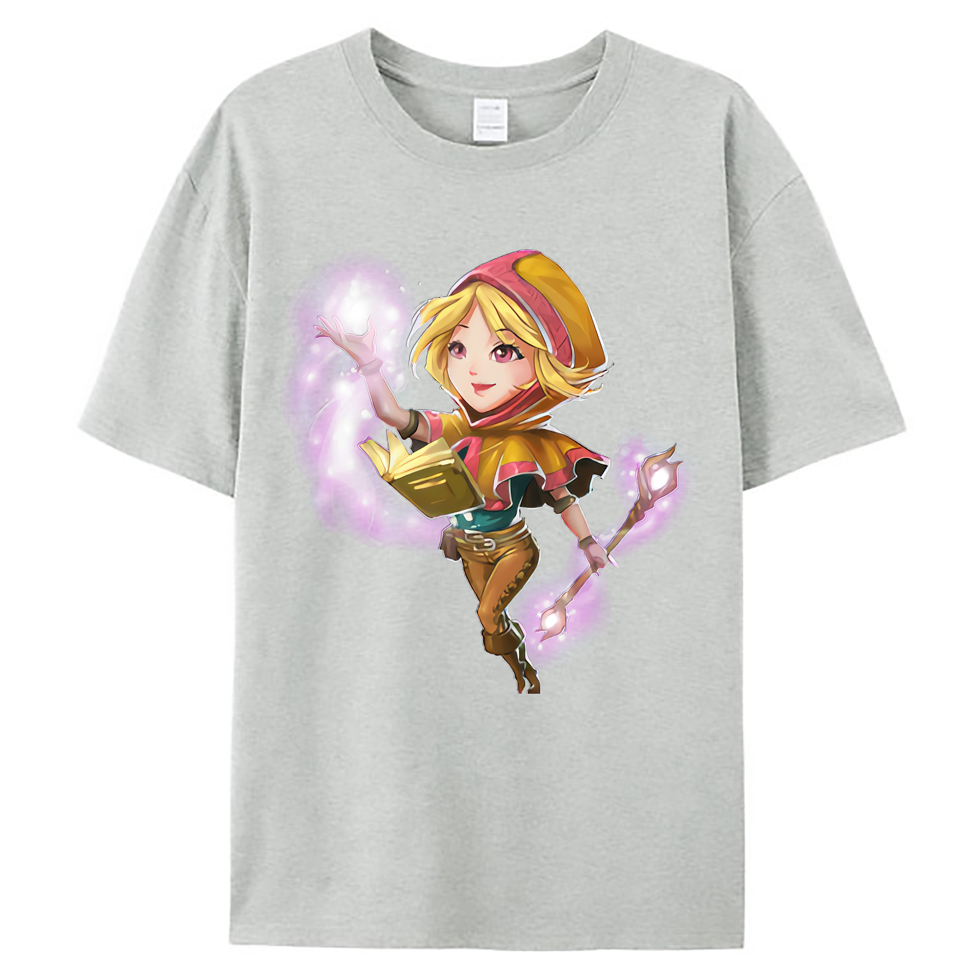 （画像用） リーグ・オブ・レジェンド League of Legends LOL レディースカジュアルプリントTシャツ（綿100％）