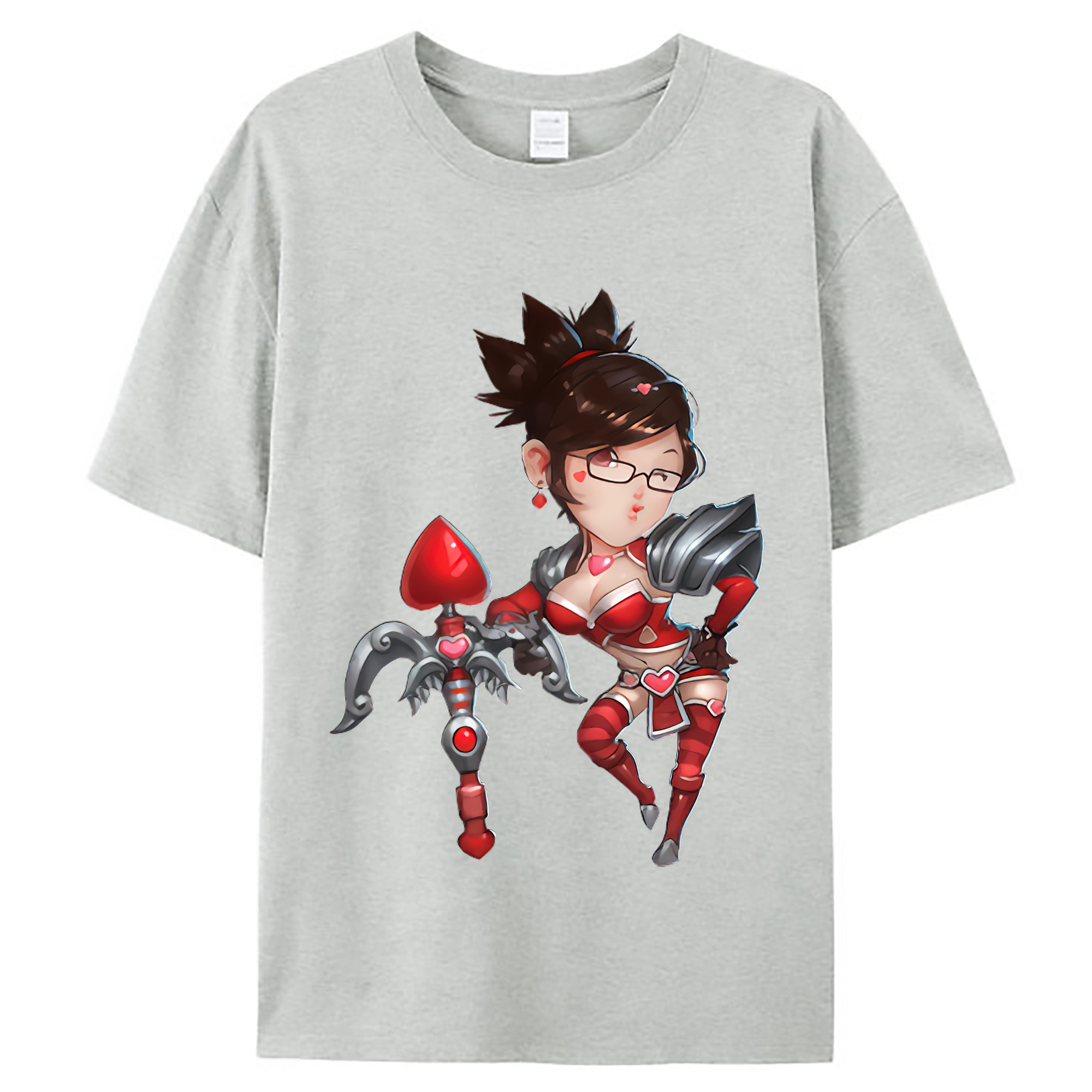 （画像用） リーグ・オブ・レジェンド League of Legends LOL レディースカジュアルプリントTシャツ（綿100％）
