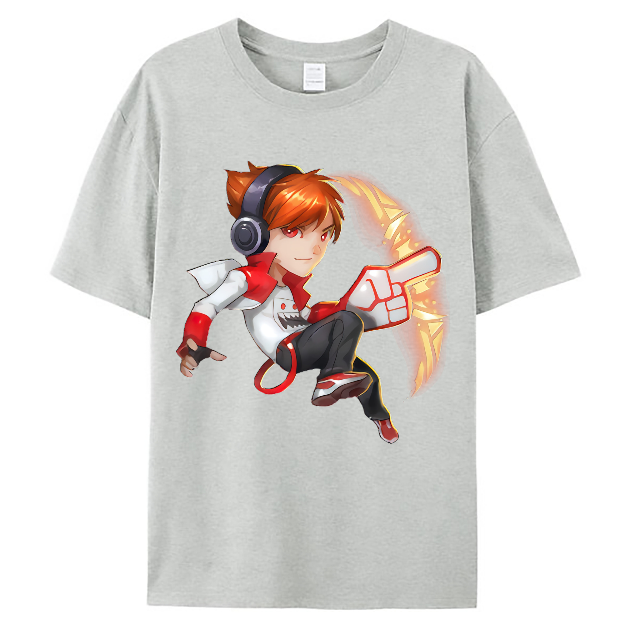 （画像用） リーグ・オブ・レジェンド League of Legends LOL レディースカジュアルプリントTシャツ（綿100％）
