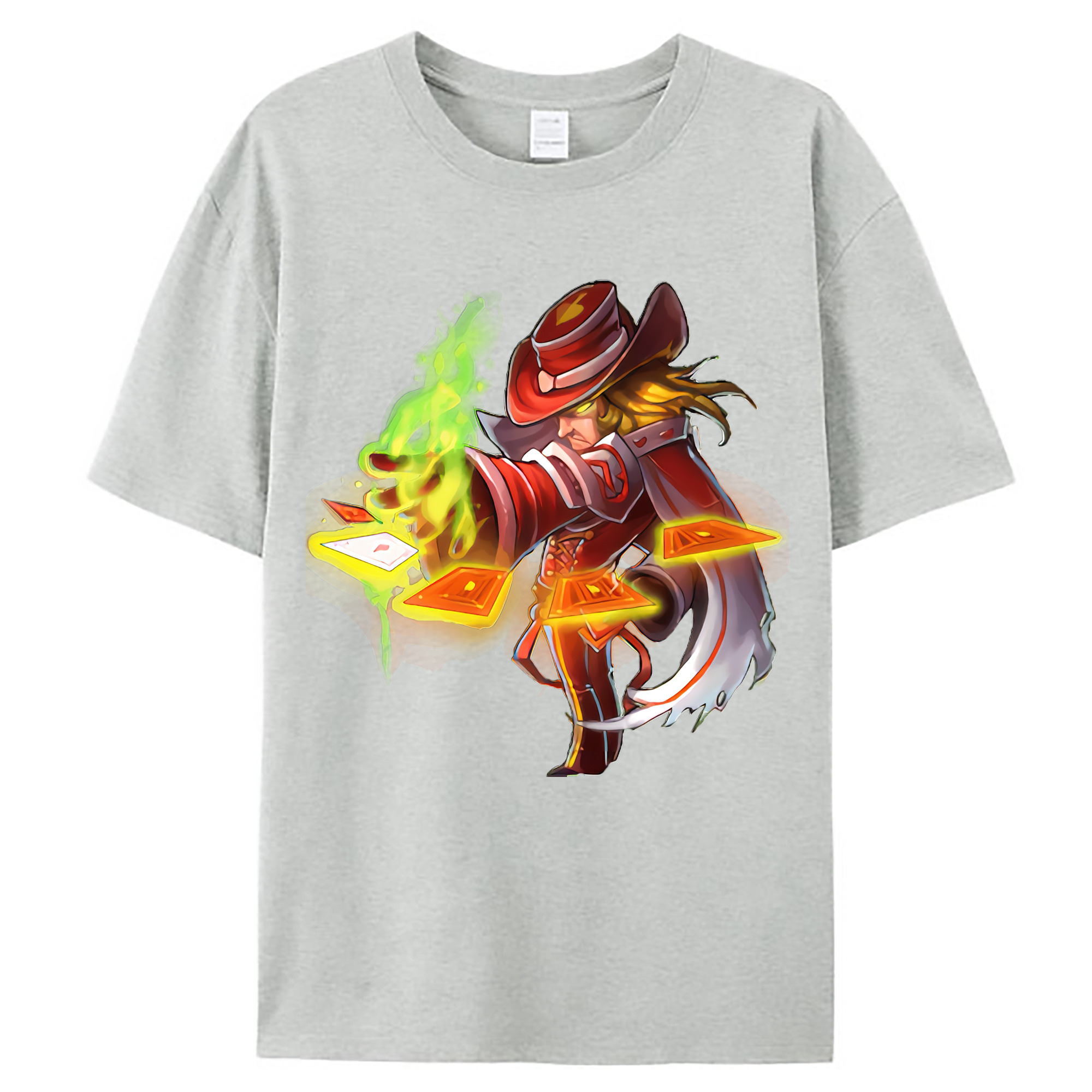 （画像用） リーグ・オブ・レジェンド League of Legends LOL レディースカジュアルプリントTシャツ（綿100％）