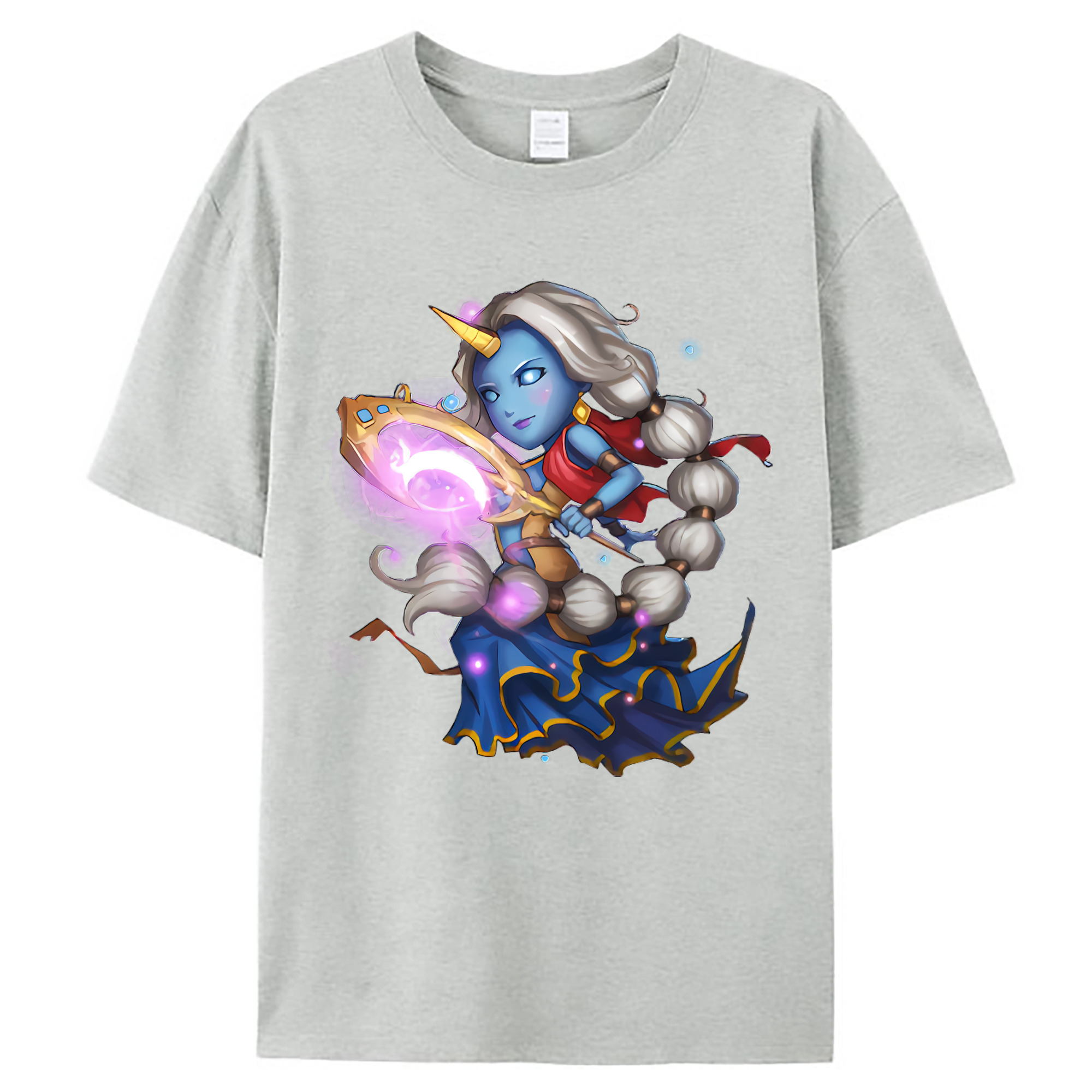 （画像用） リーグ・オブ・レジェンド League of Legends LOL レディースカジュアルプリントTシャツ（綿100％）