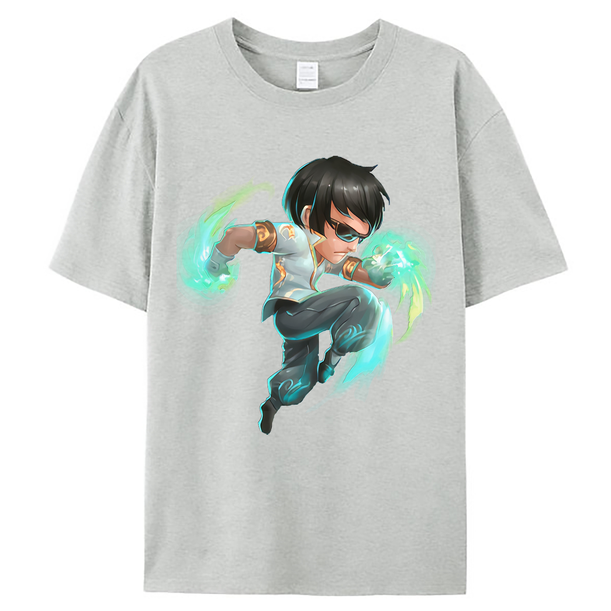 （画像用） リーグ・オブ・レジェンド League of Legends LOL レディースカジュアルプリントTシャツ（綿100％）