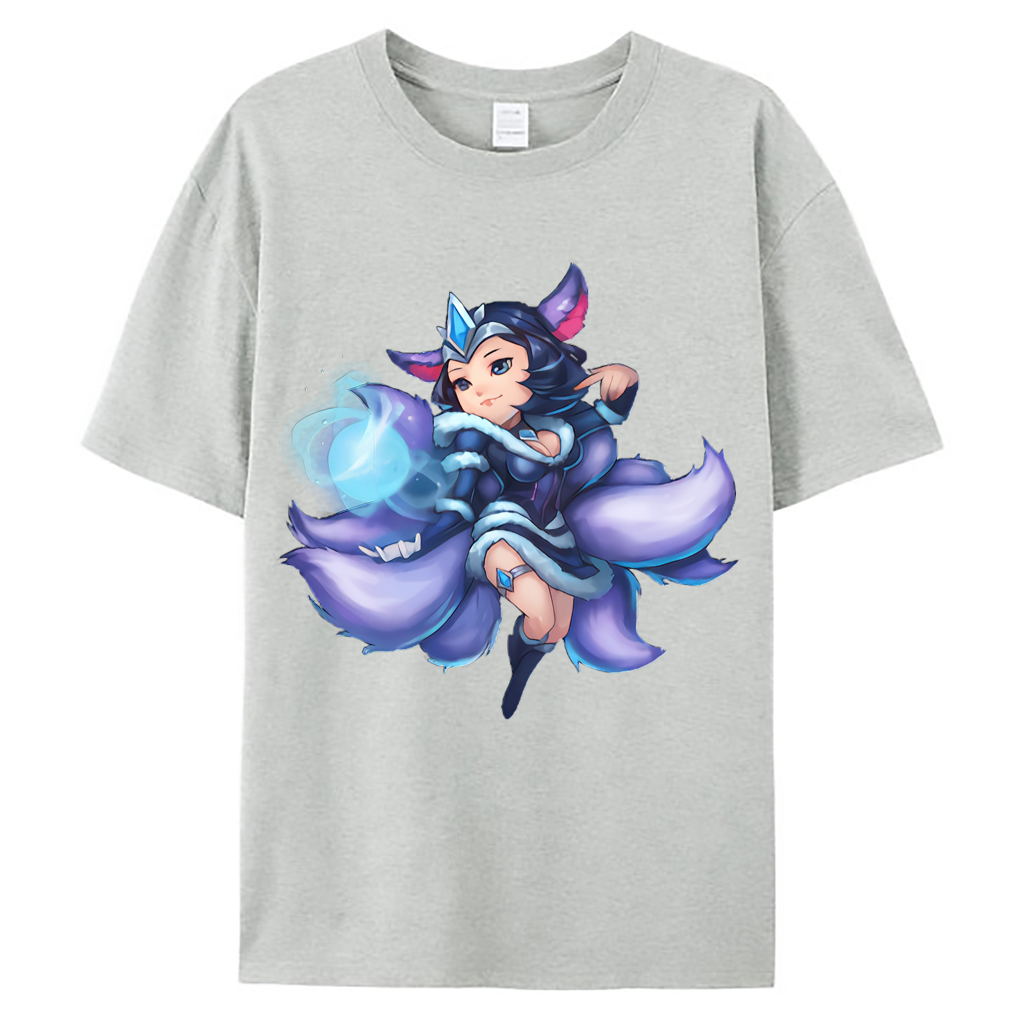 （画像用） リーグ・オブ・レジェンド League of Legends LOL レディースカジュアルプリントTシャツ（綿100％）