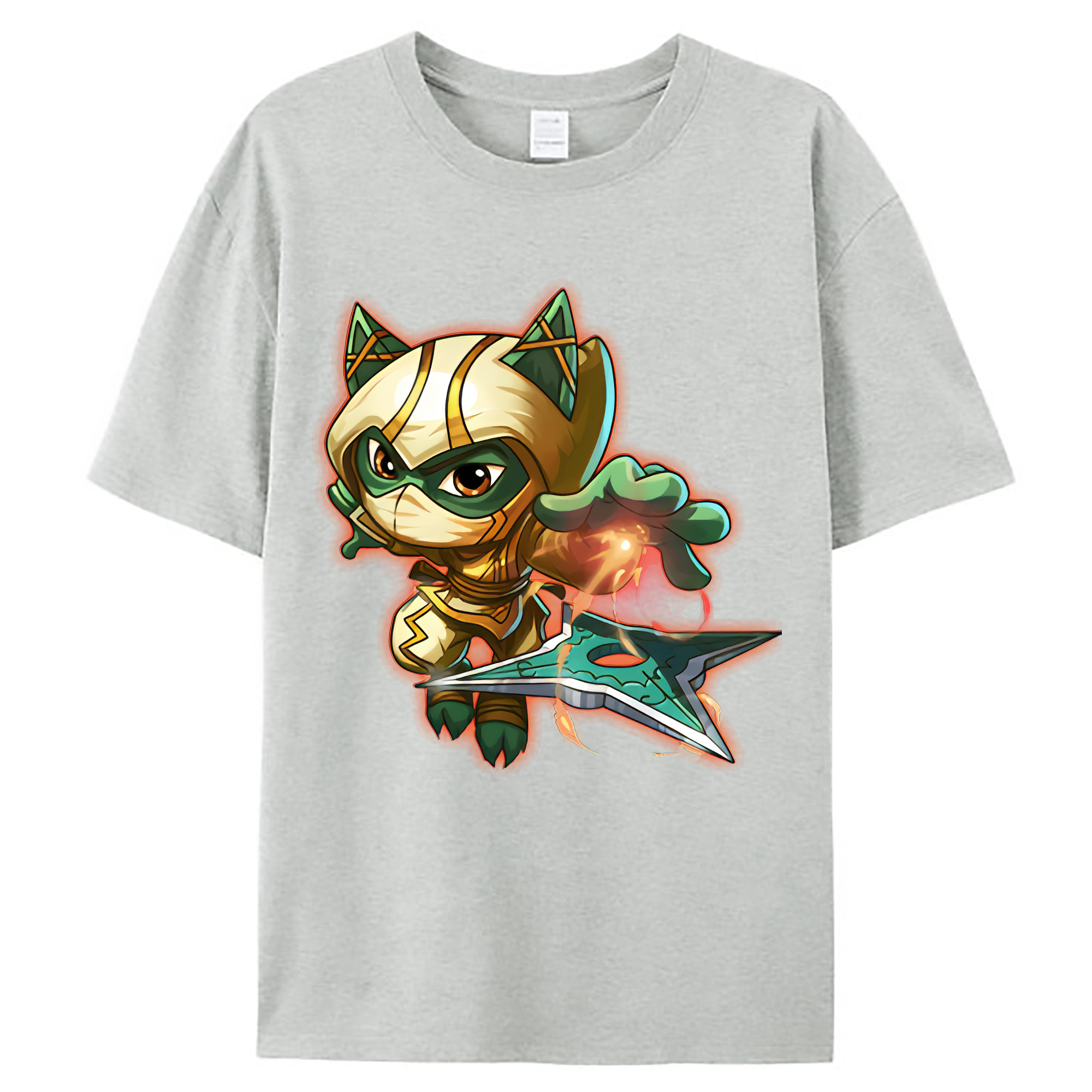 （画像用） リーグ・オブ・レジェンド League of Legends LOL レディースカジュアルプリントTシャツ（綿100％）